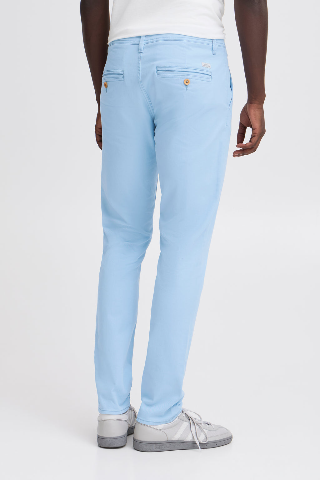 Stretch Slim Chinos - Bluebell