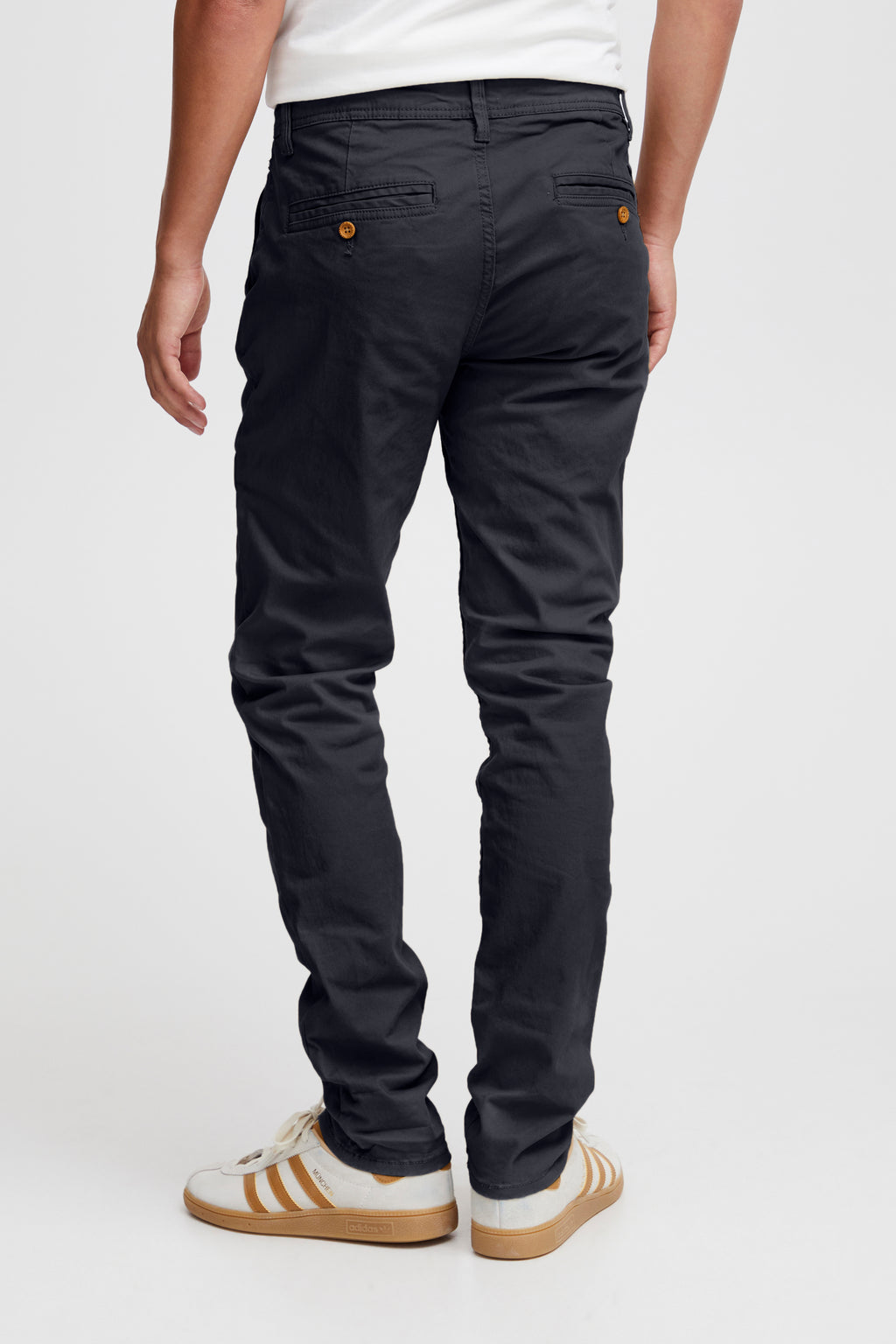 Stretch Slim Chinos - Navy