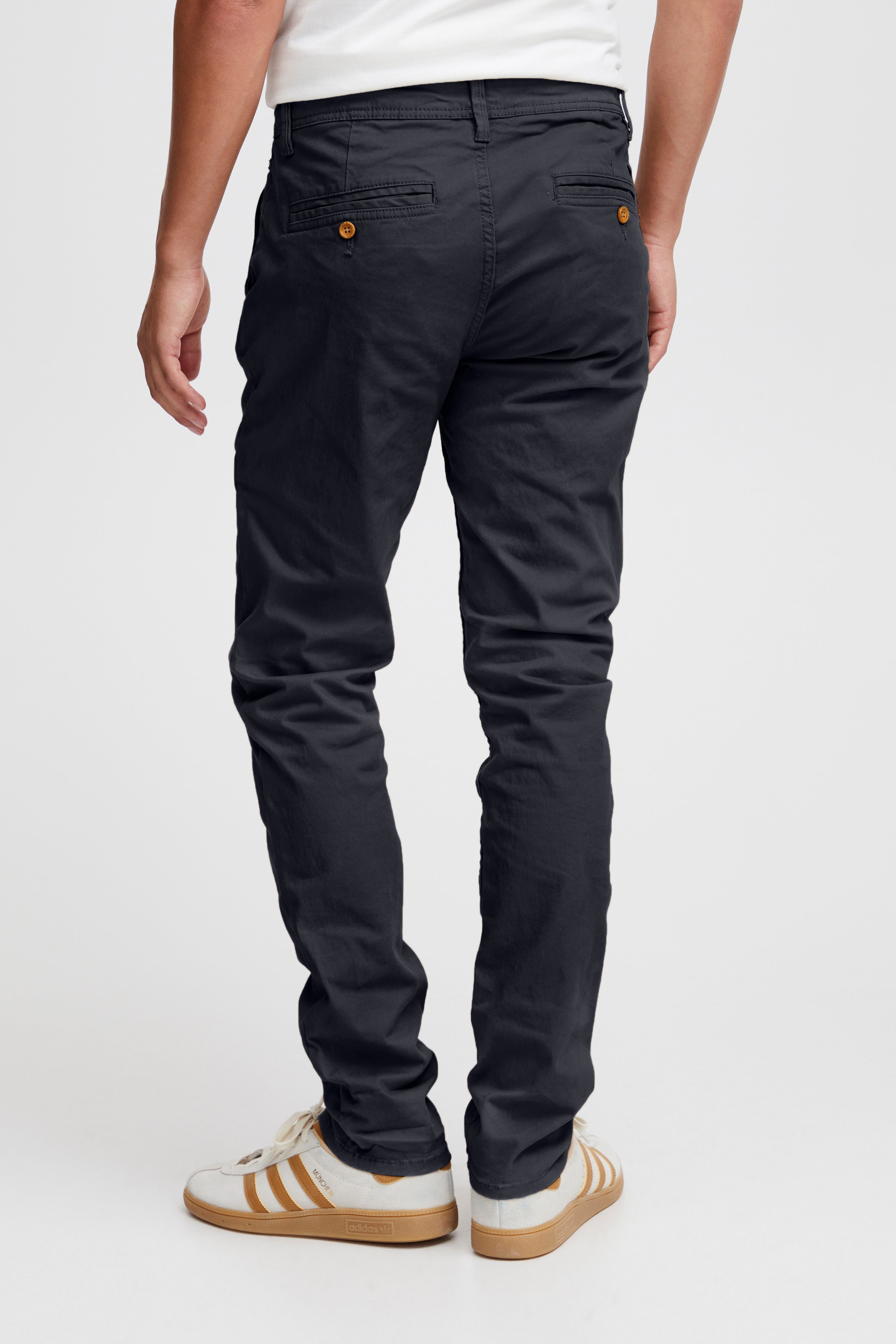 Stretch Slim Chinos - Navy