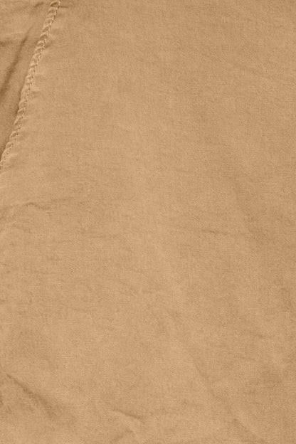Cotton Blend Chino Shorts - Tan
