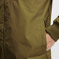 Hooded Lightweight Showerproof Coat - Moss Green