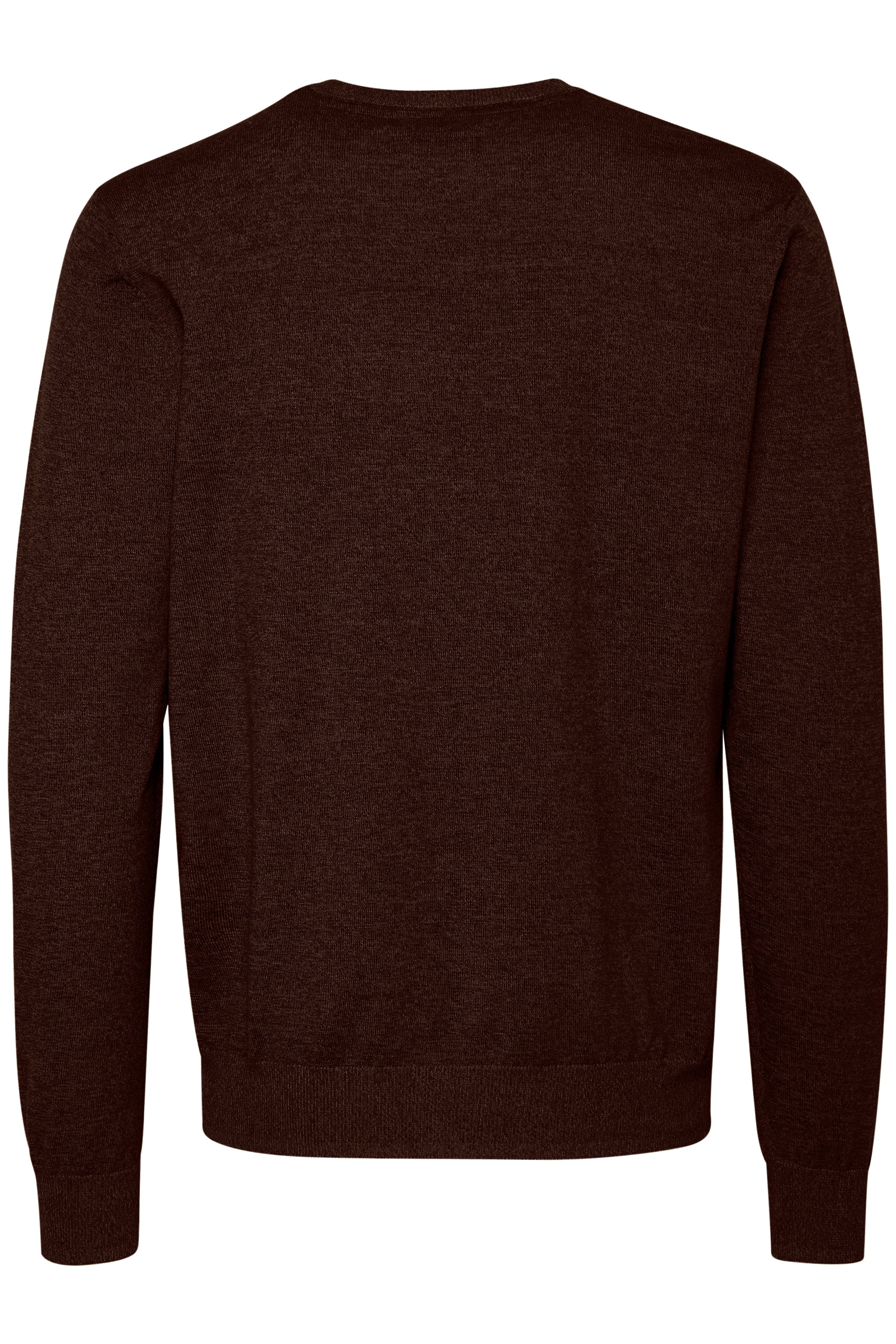 Super-soft Knitted Crew-Neck -Dark Brown