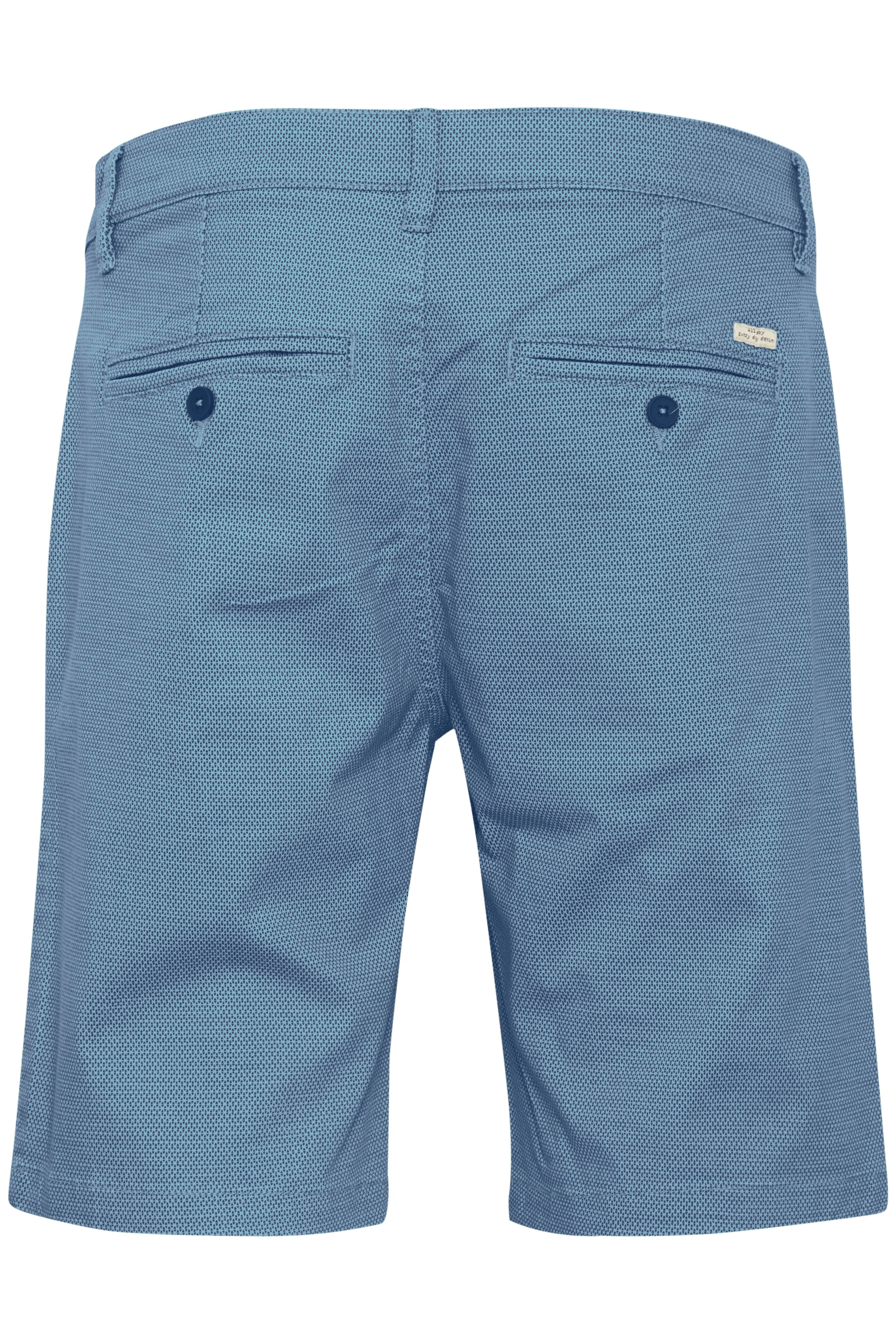 Cotton-Rich Woven Tailored Shorts - Blue