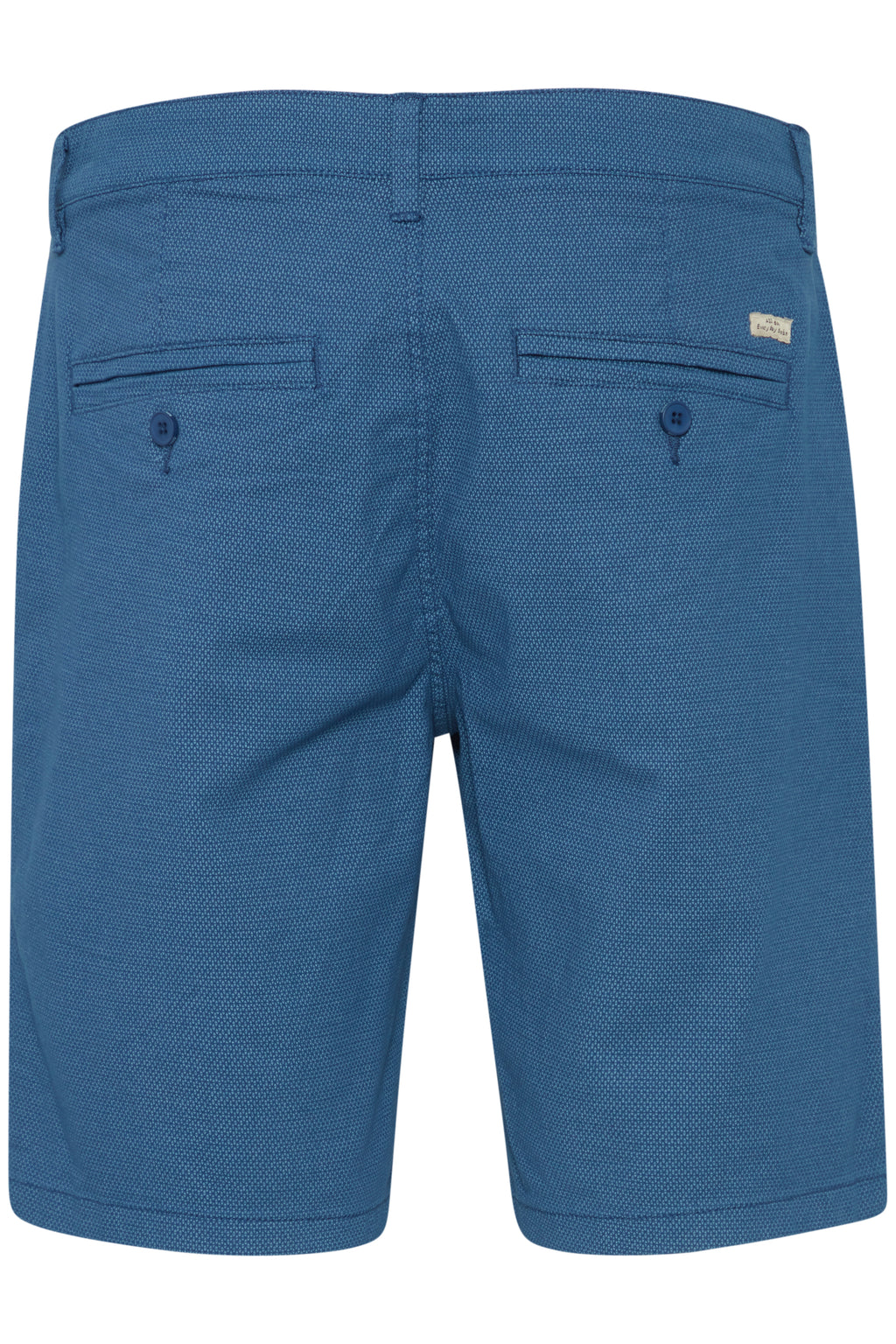 Woven Design Cotton Shorts - Navy