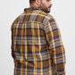 BigMens - Brushed-Cotton Check Shirt - Tan & Navy