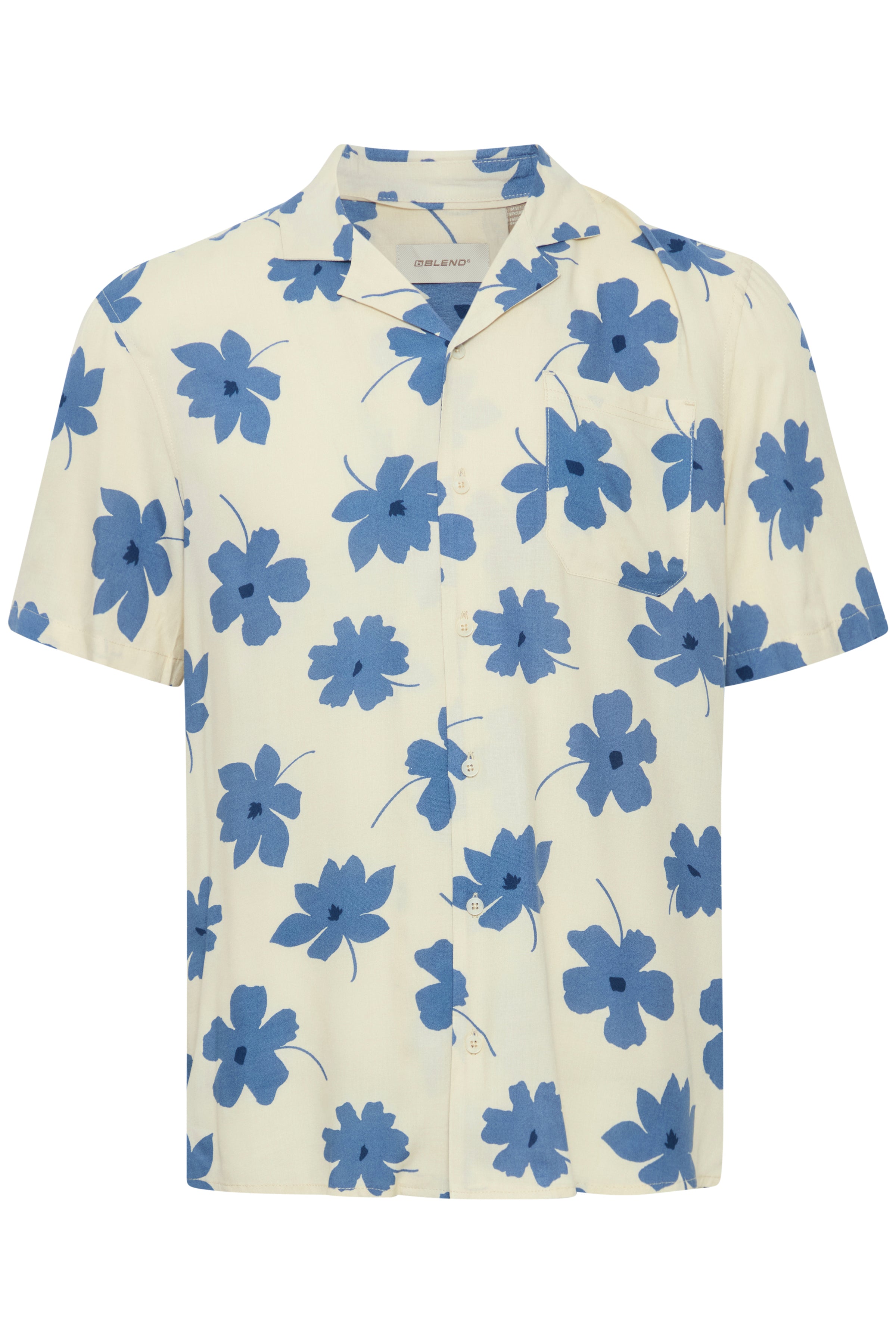 BHADAN Light-Weight Hawaiian Shirt - Sand