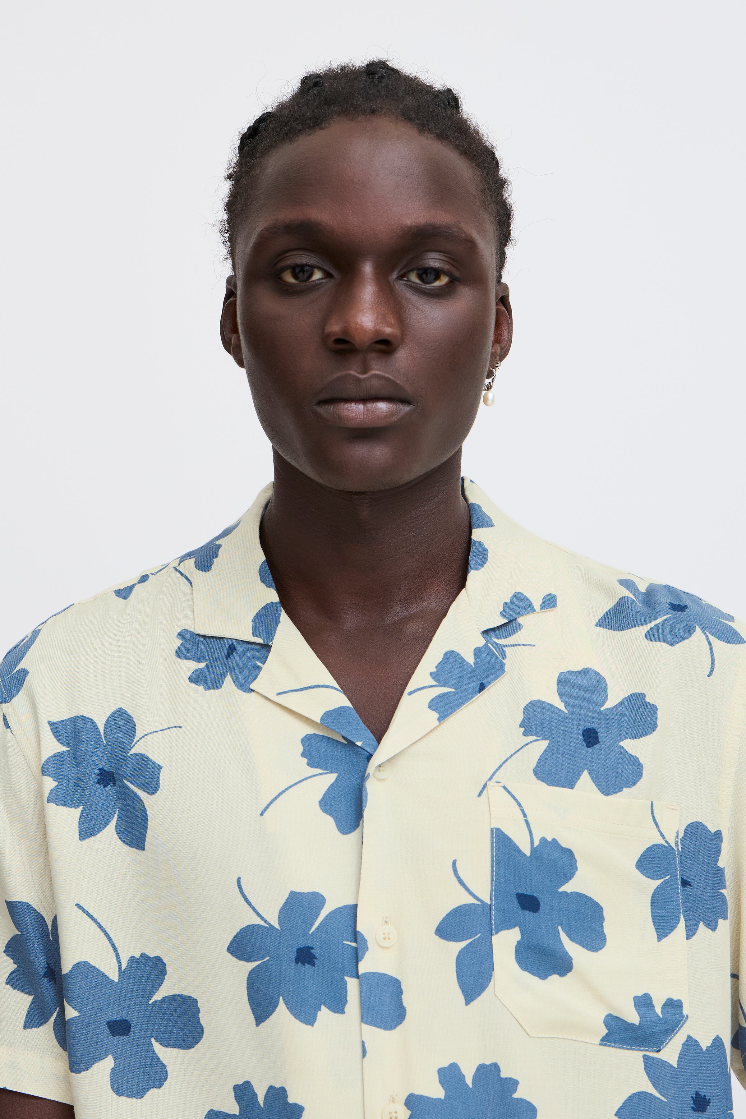 BHADAN Light-Weight Hawaiian Shirt - Sand