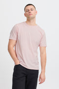 Cotton O-Neck Tee - Pink