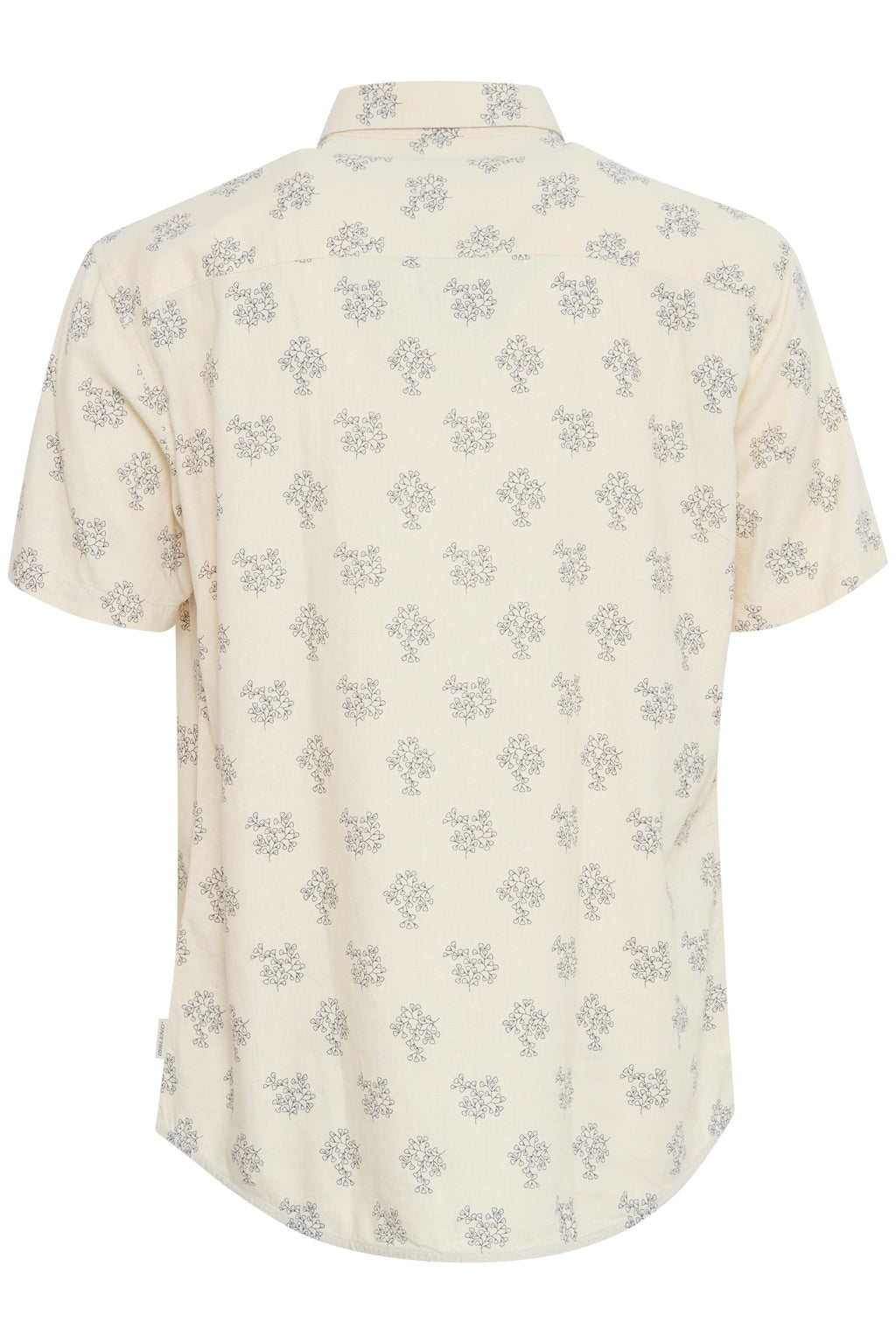 BHBOBBY Linen Mix Pattern Shirt - Cream
