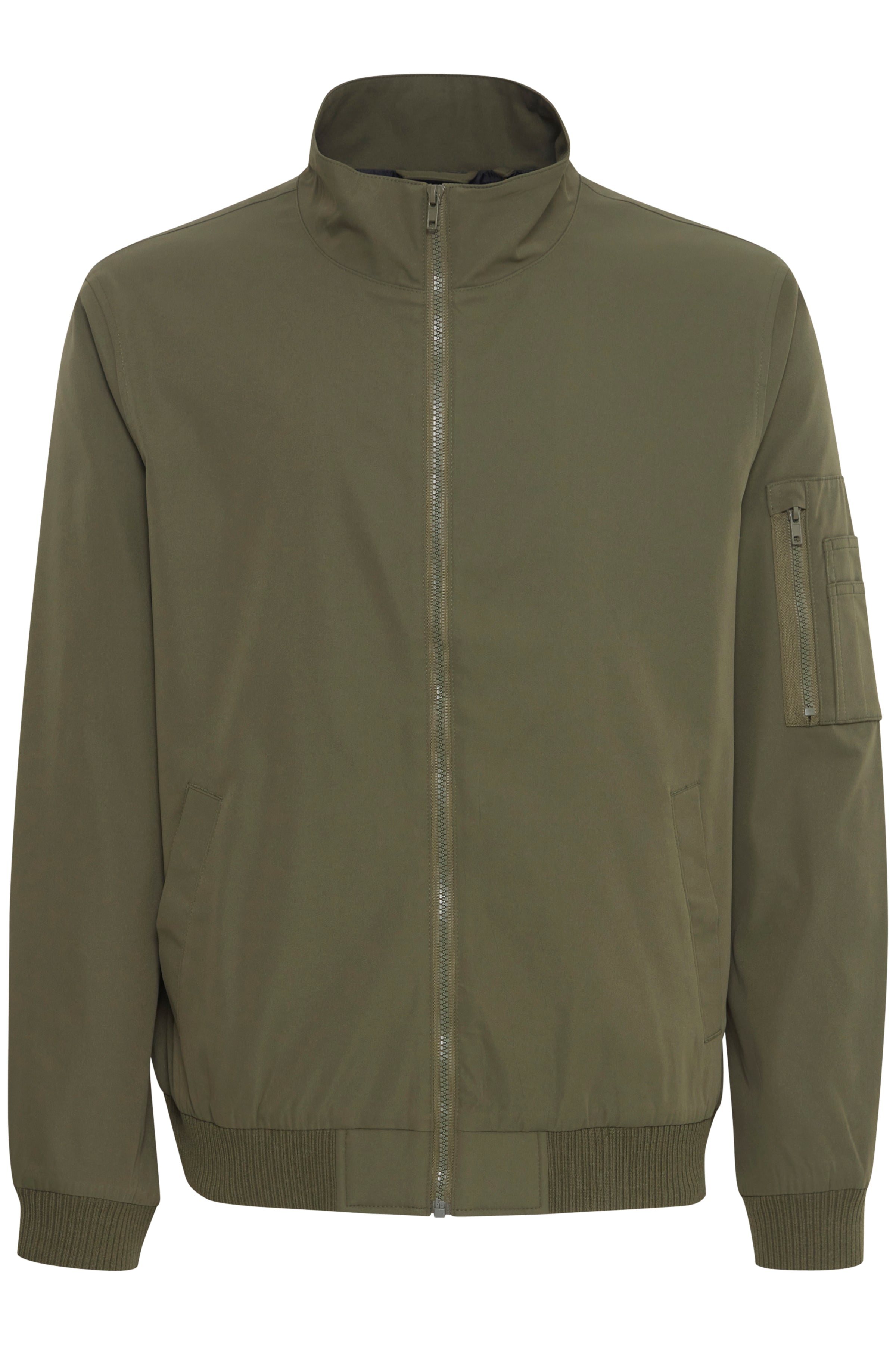 Harrington Style BHEFI Jacket - Olive Green