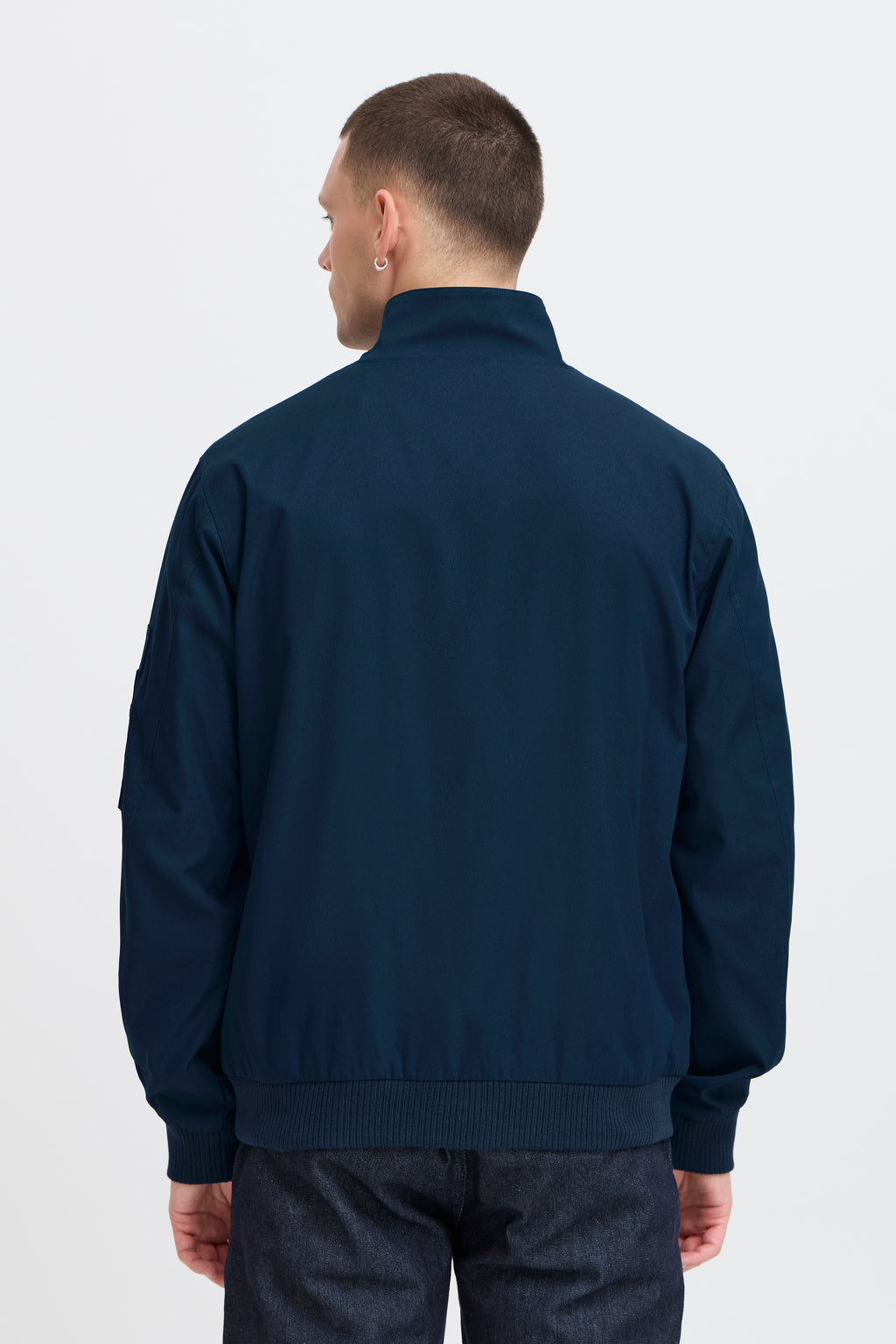 Harrington Style BHEFI Jacket - Navy