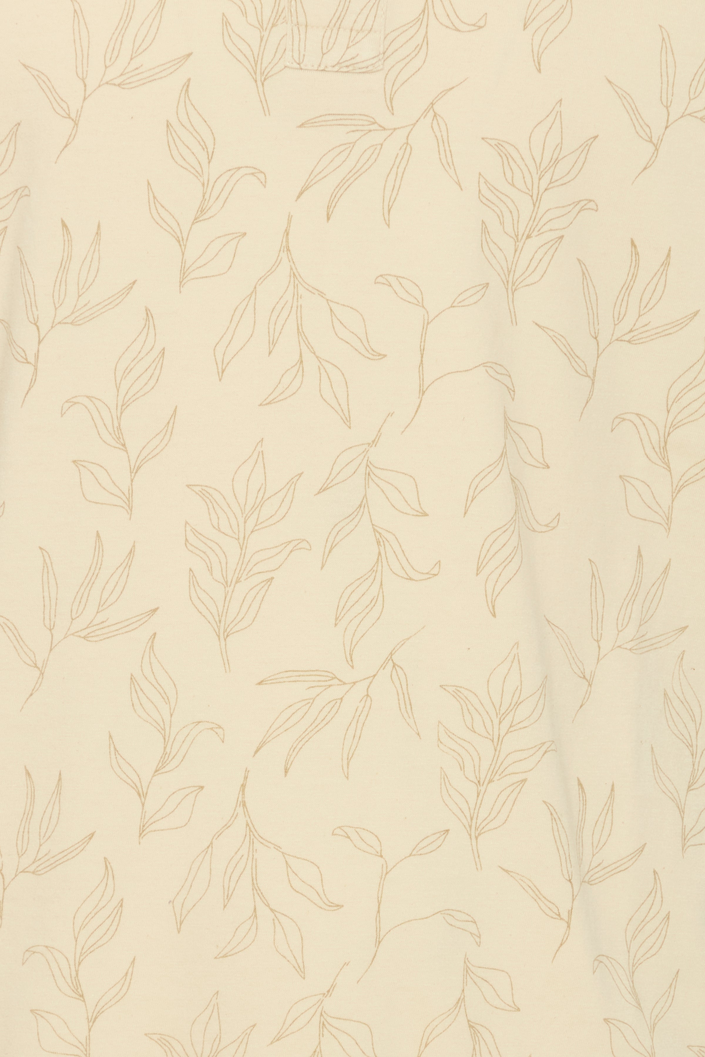 BHERON Floral Cotton Polo Shirt - Stone