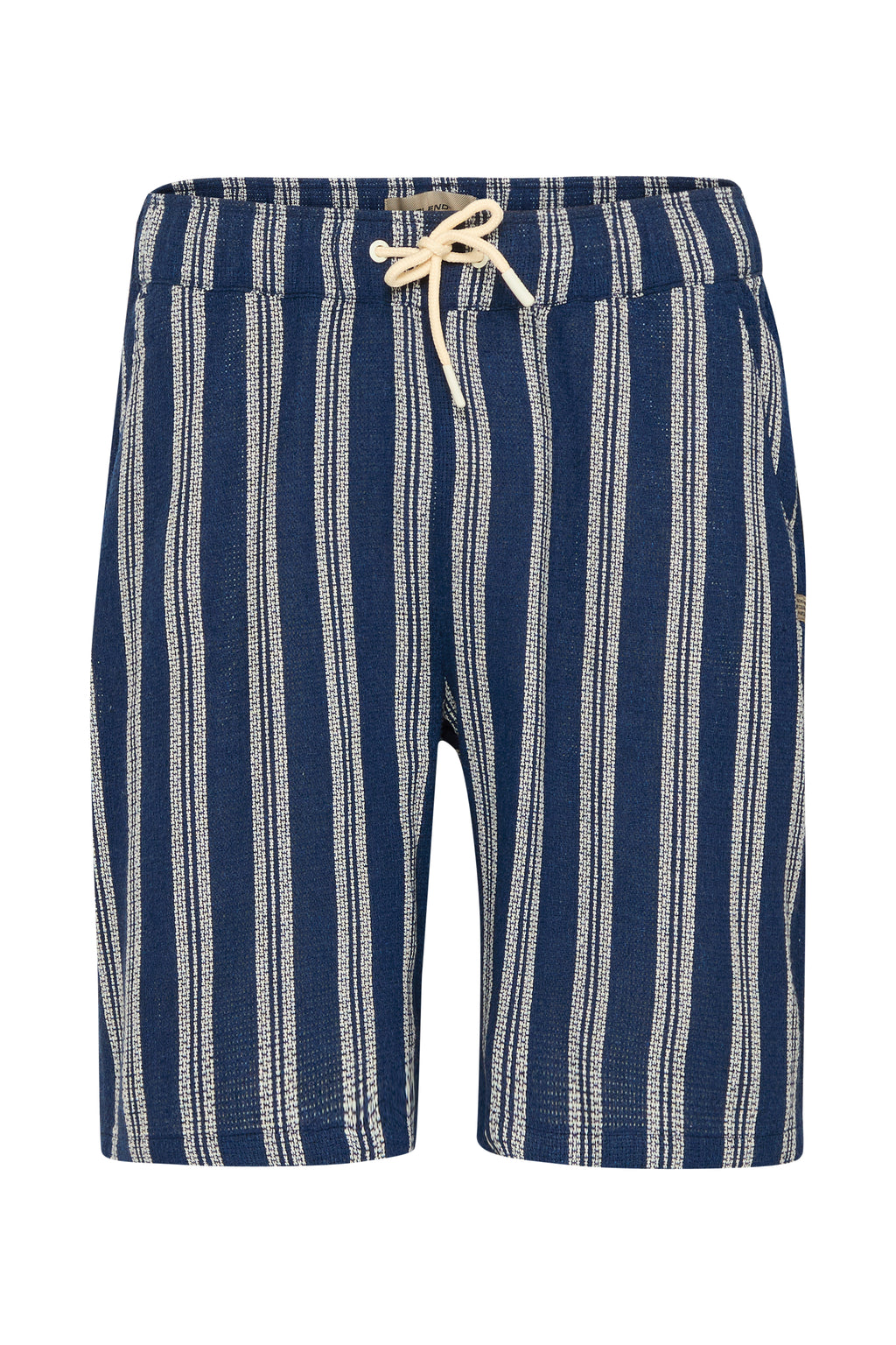 BHANDI Woven Striped Shorts - Navy