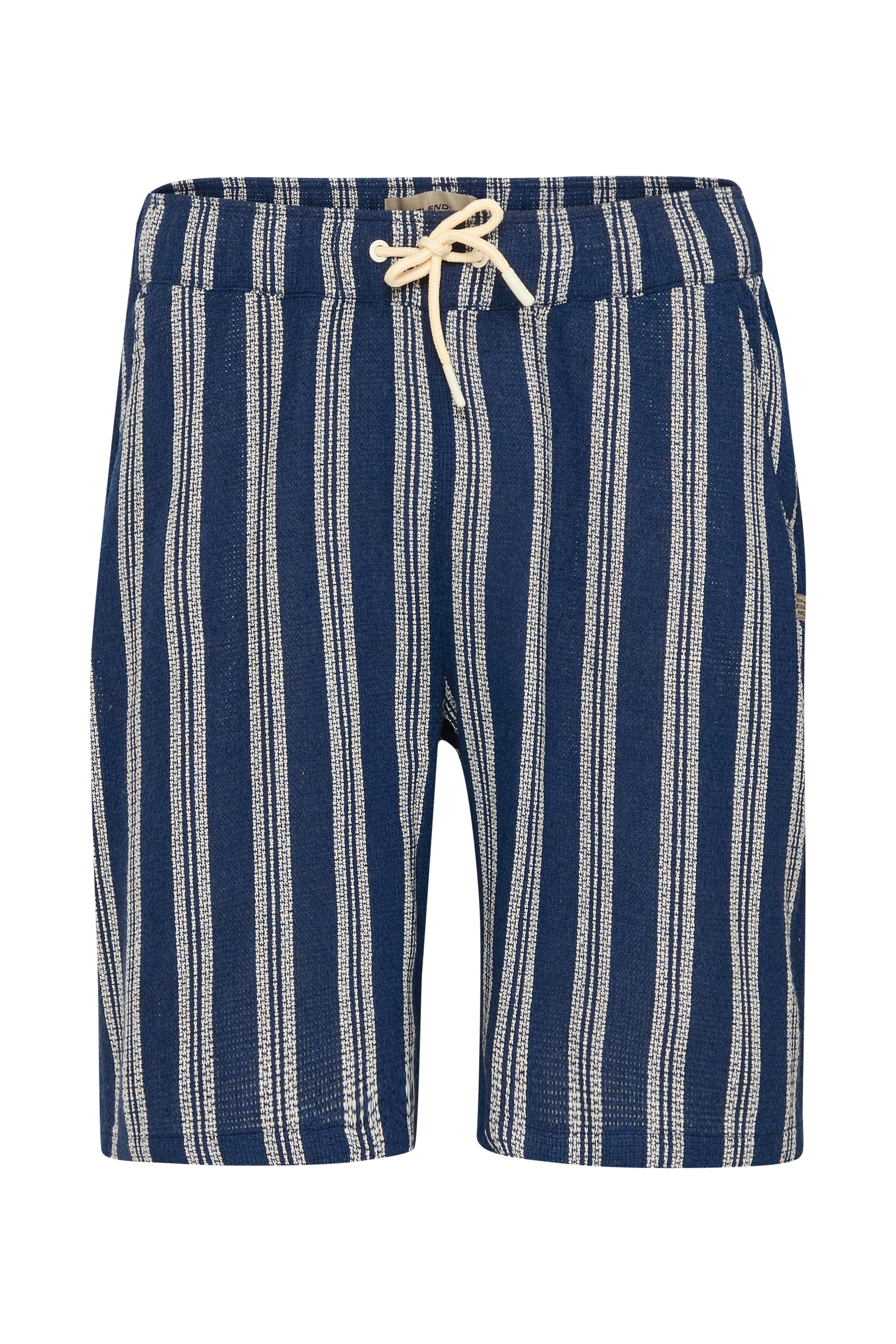 BHANDI Woven Striped Shorts - Navy