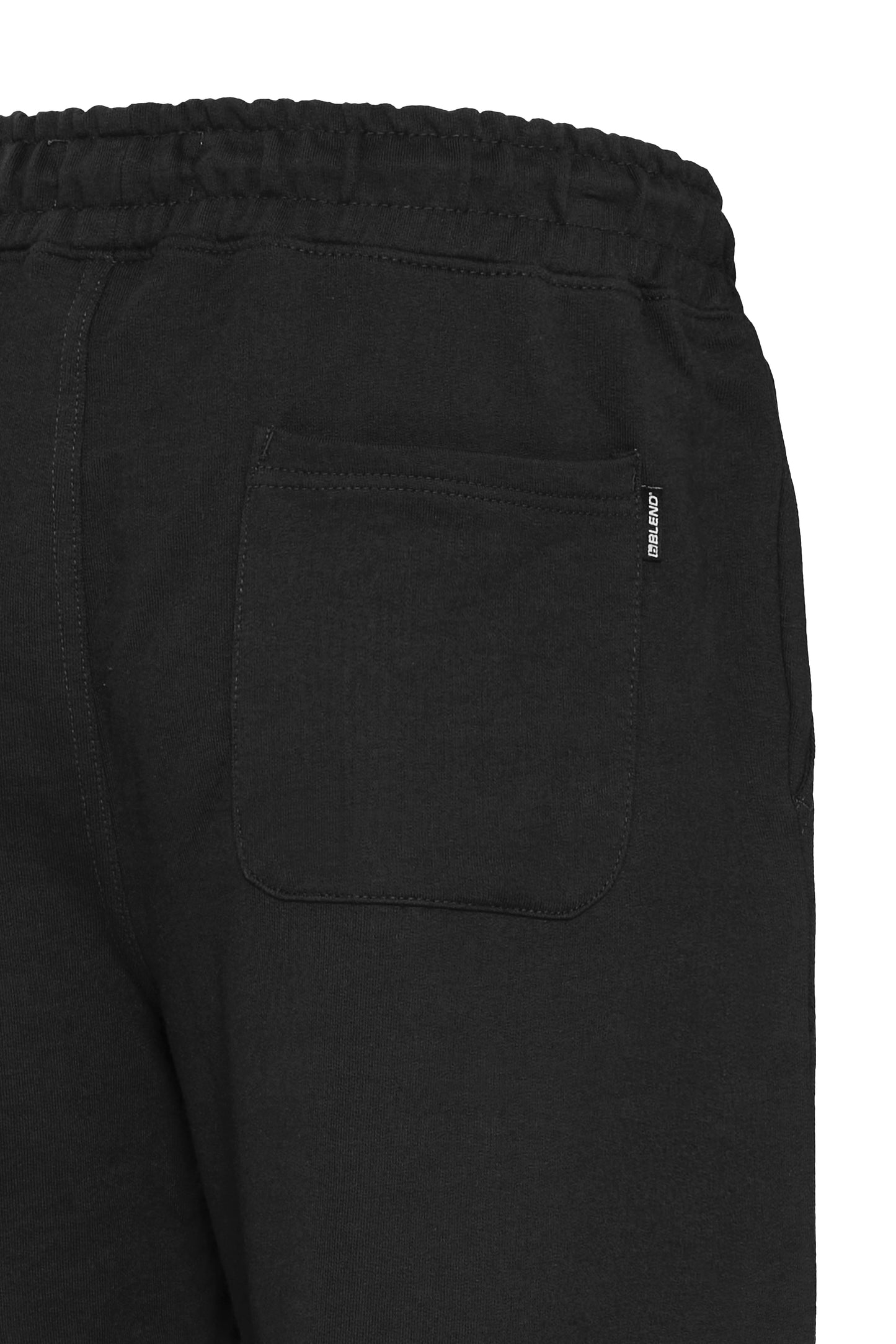 Regular Fit Loose Hem Joggers - Black