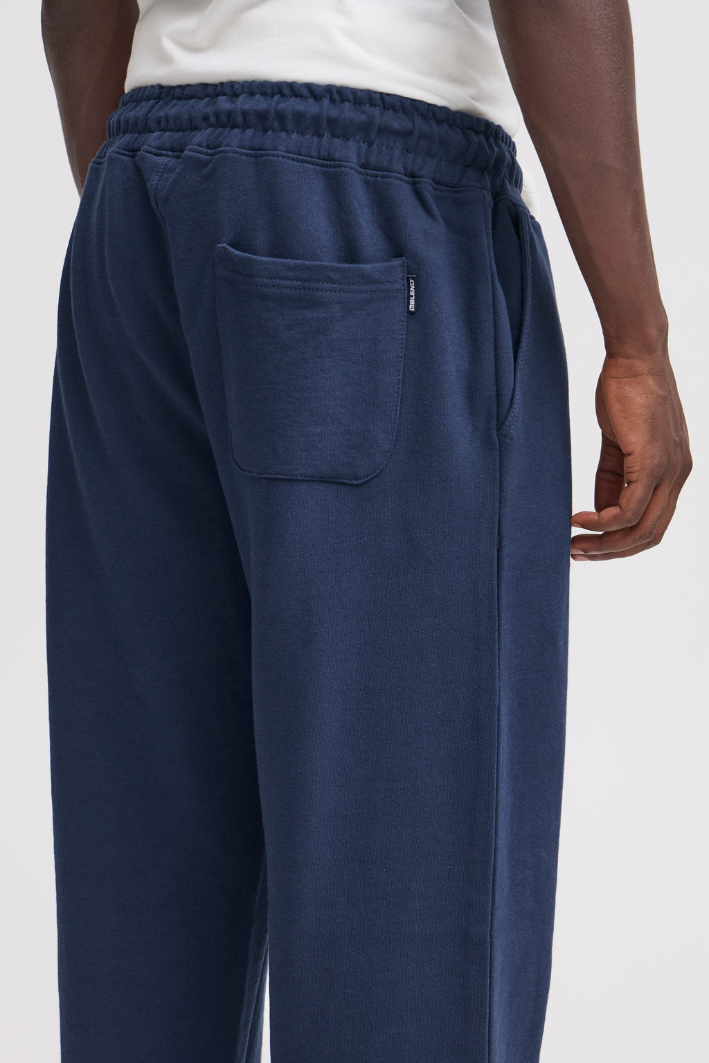 Regular Fit Loose Hem Joggers - Navy