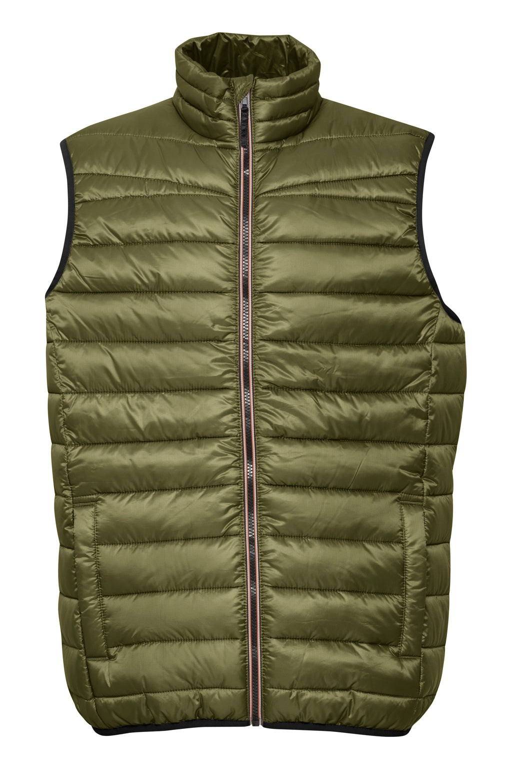 Reversible Puffer Gilet - Olive Green / Black