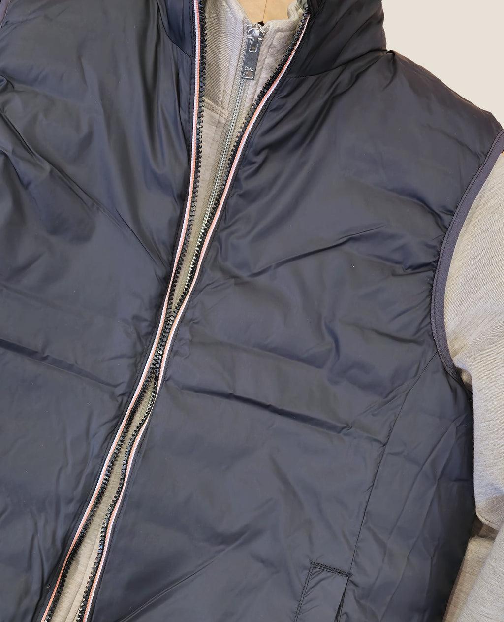 Reversible Puffer Gilet - Olive Green / Black