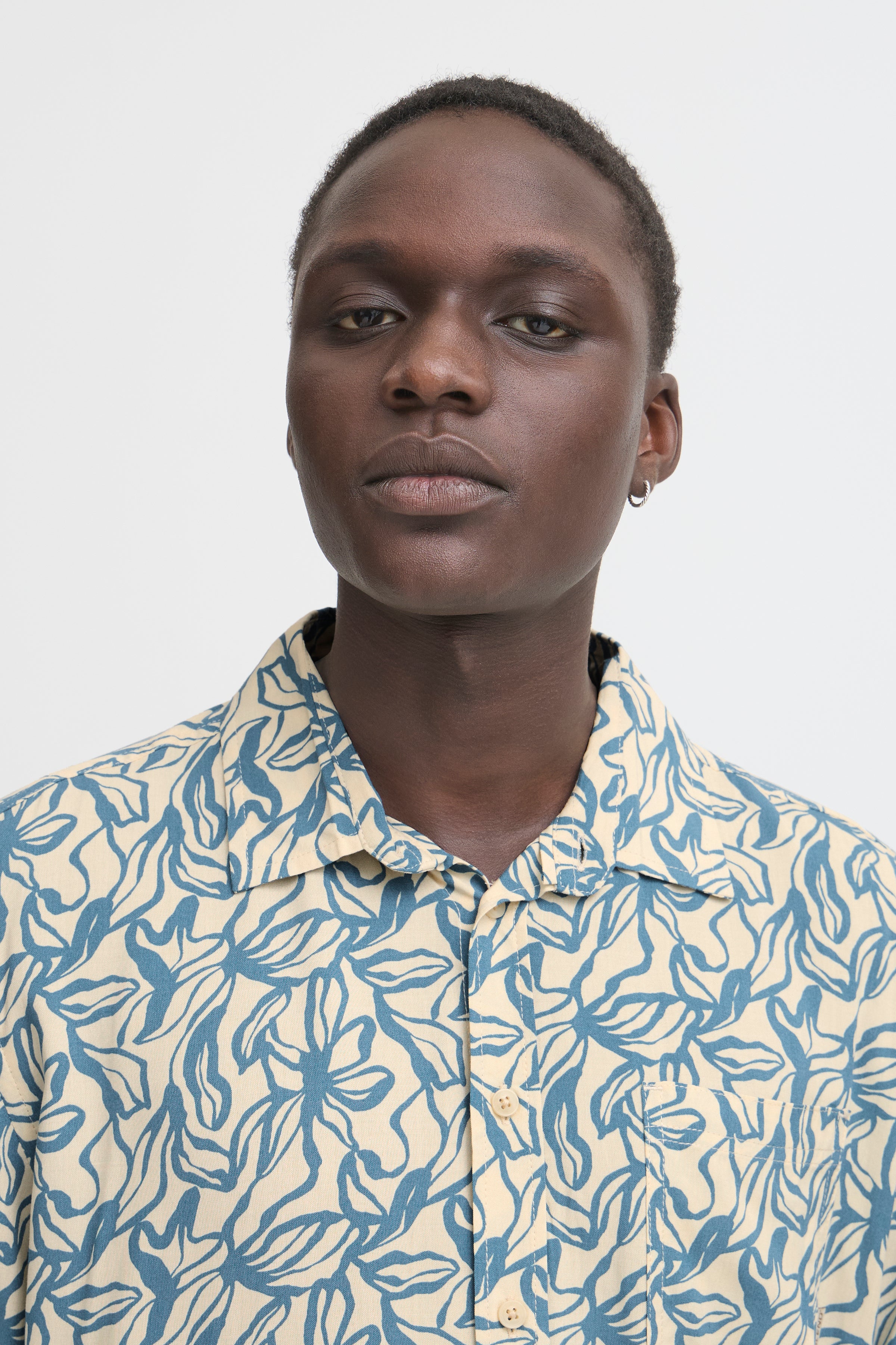 BHAVIAN Floral Shirt - Blue