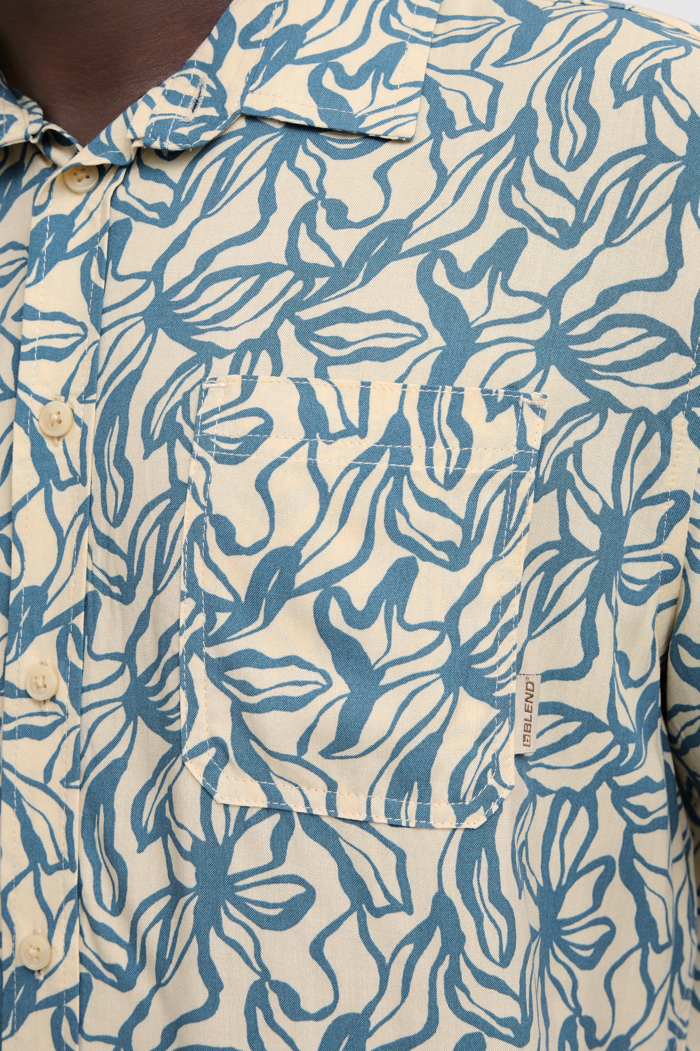 BHAVIAN Floral Shirt - Blue