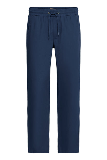 BHBAY Linen Trousers - Navy