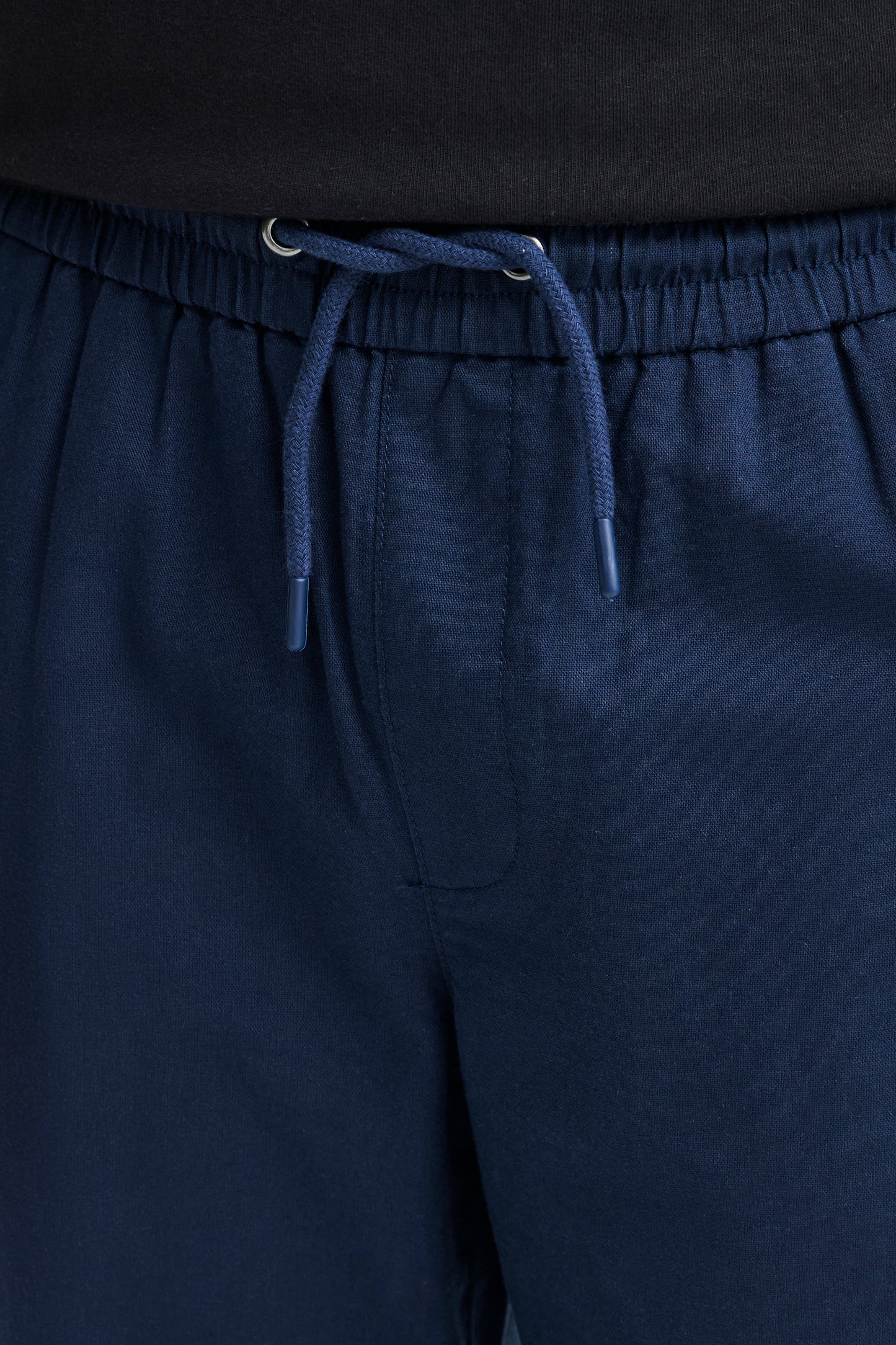 BHBAY Linen Trousers - Navy