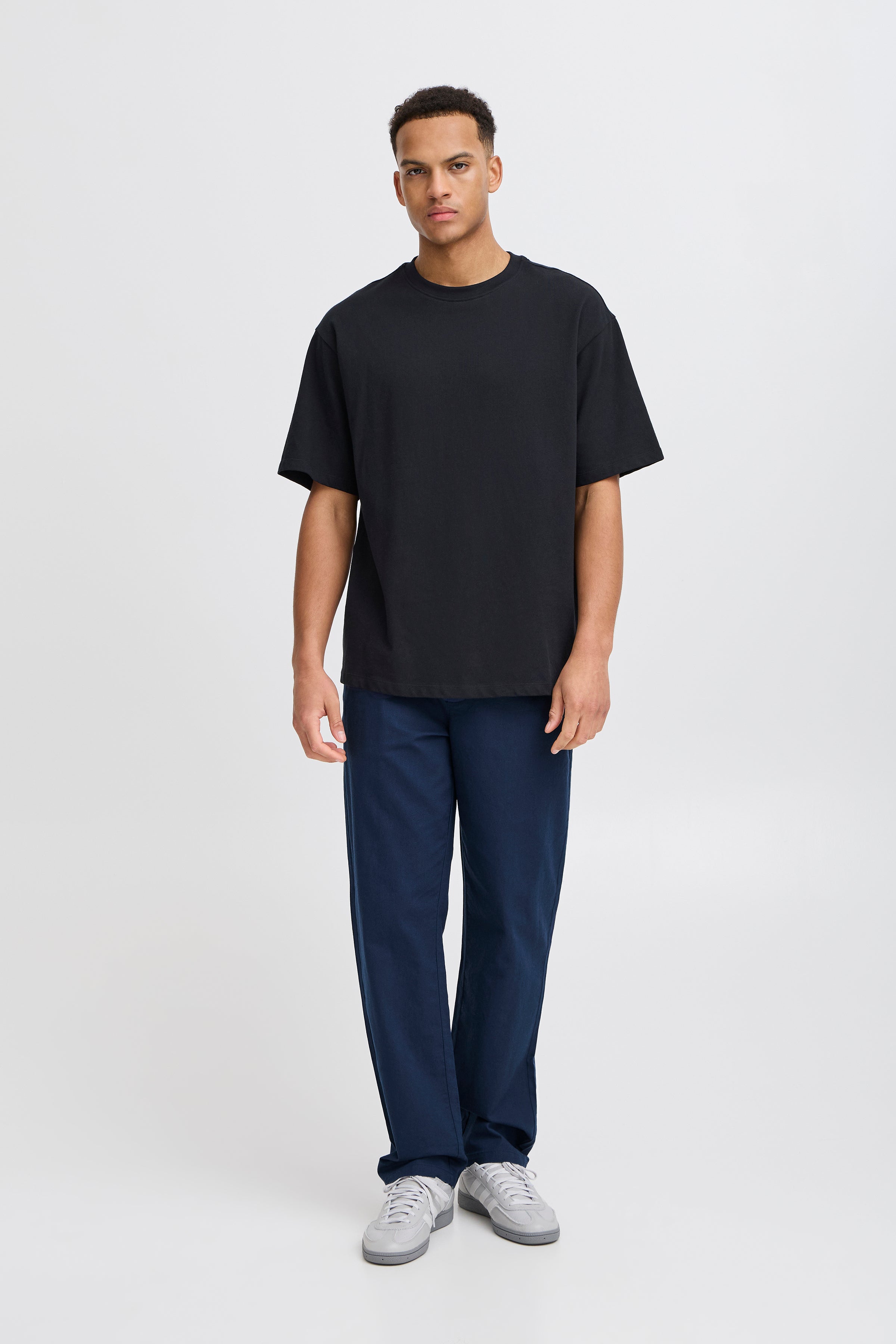 BHBAY Linen Trousers - Navy