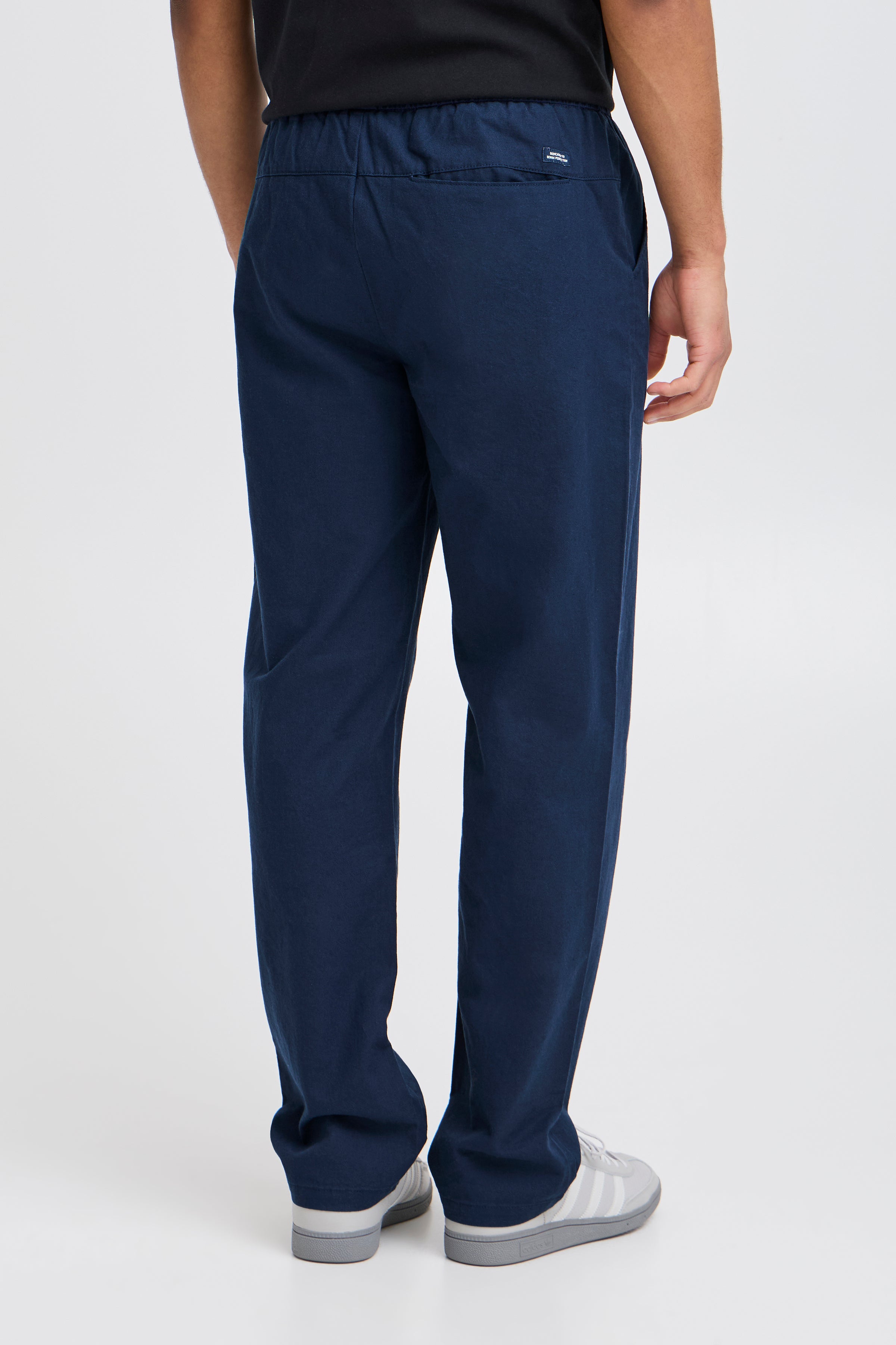 BHBAY Linen Trousers - Navy