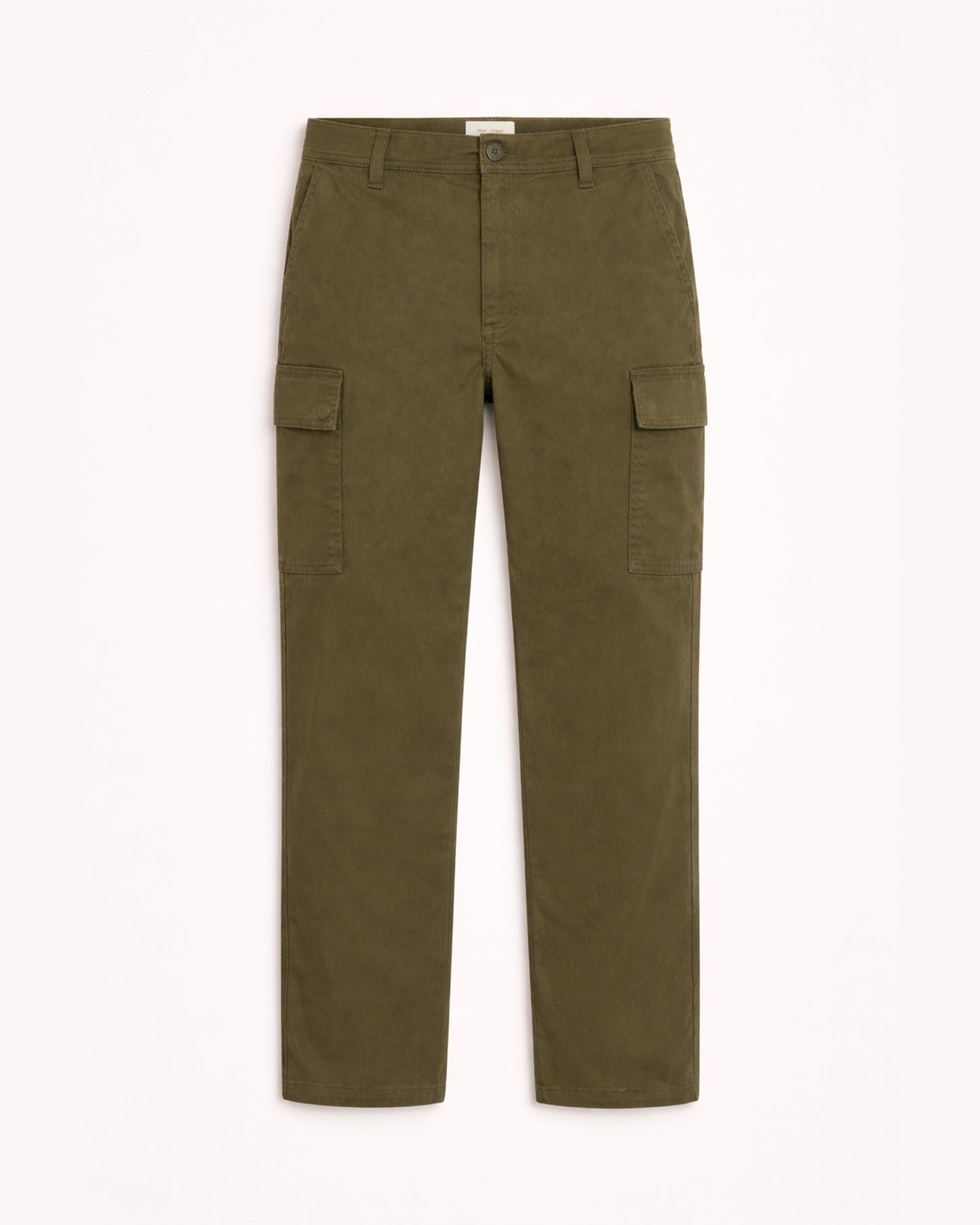 Bhnatan Relaxed Fit Cargo Bottoms - Khaki