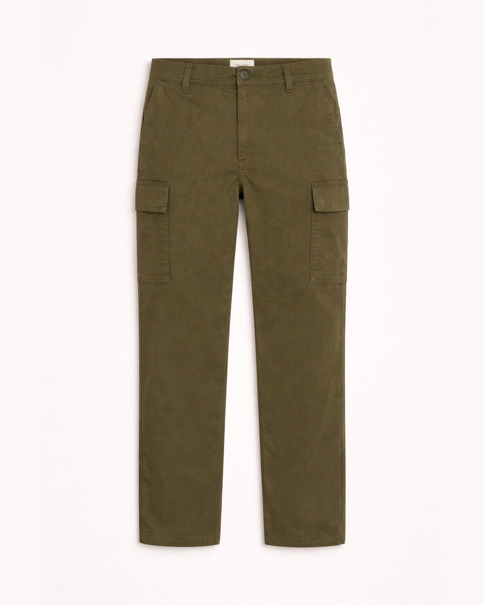 Bhnatan Relaxed Fit Cargo Bottoms - Khaki