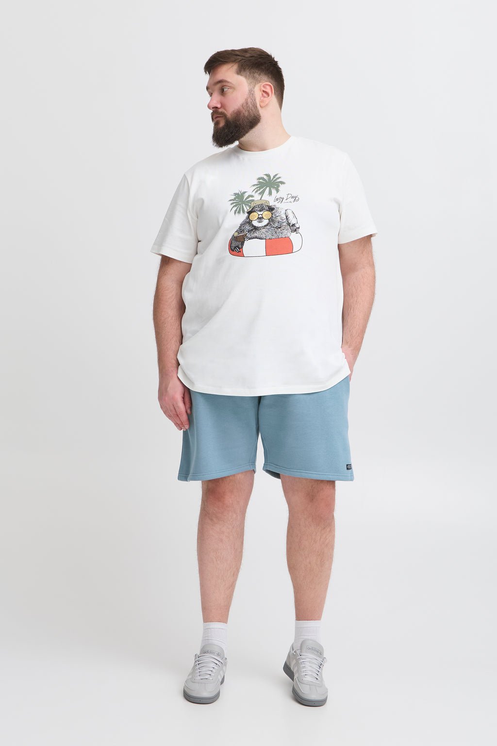 King Size Jogging Shorts - Blue