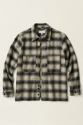 Plaid Flannel Shacket – Black & Cream