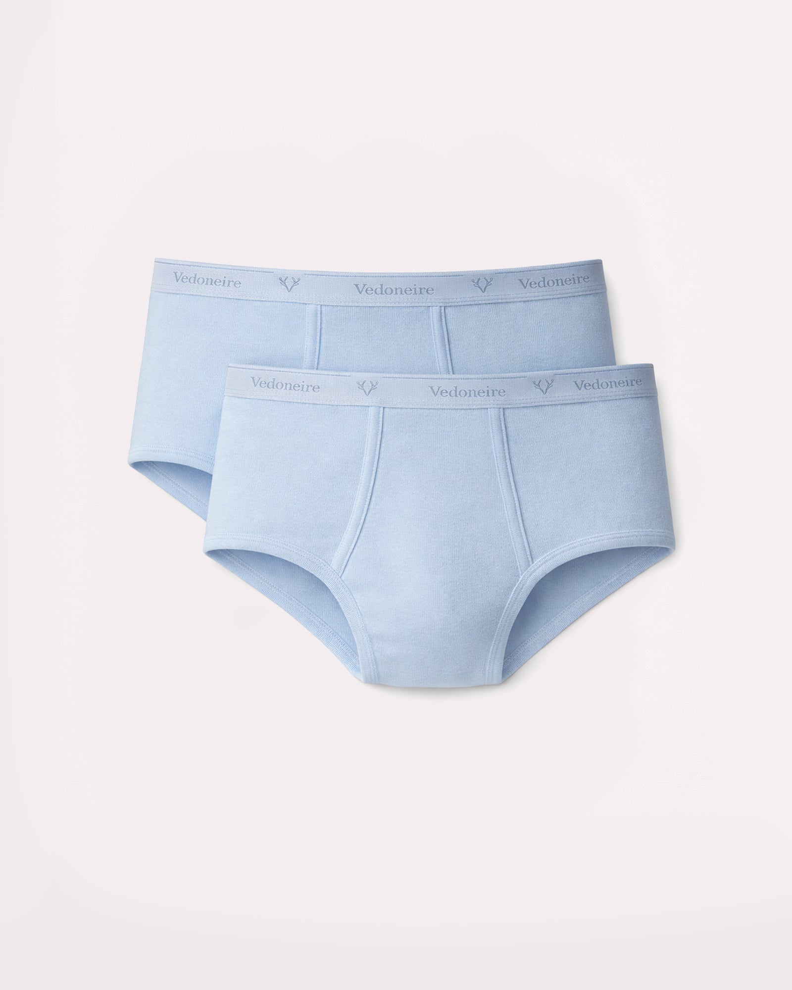 Men's Cotton Executive Briefs x 2 (2213) - Sky Blue