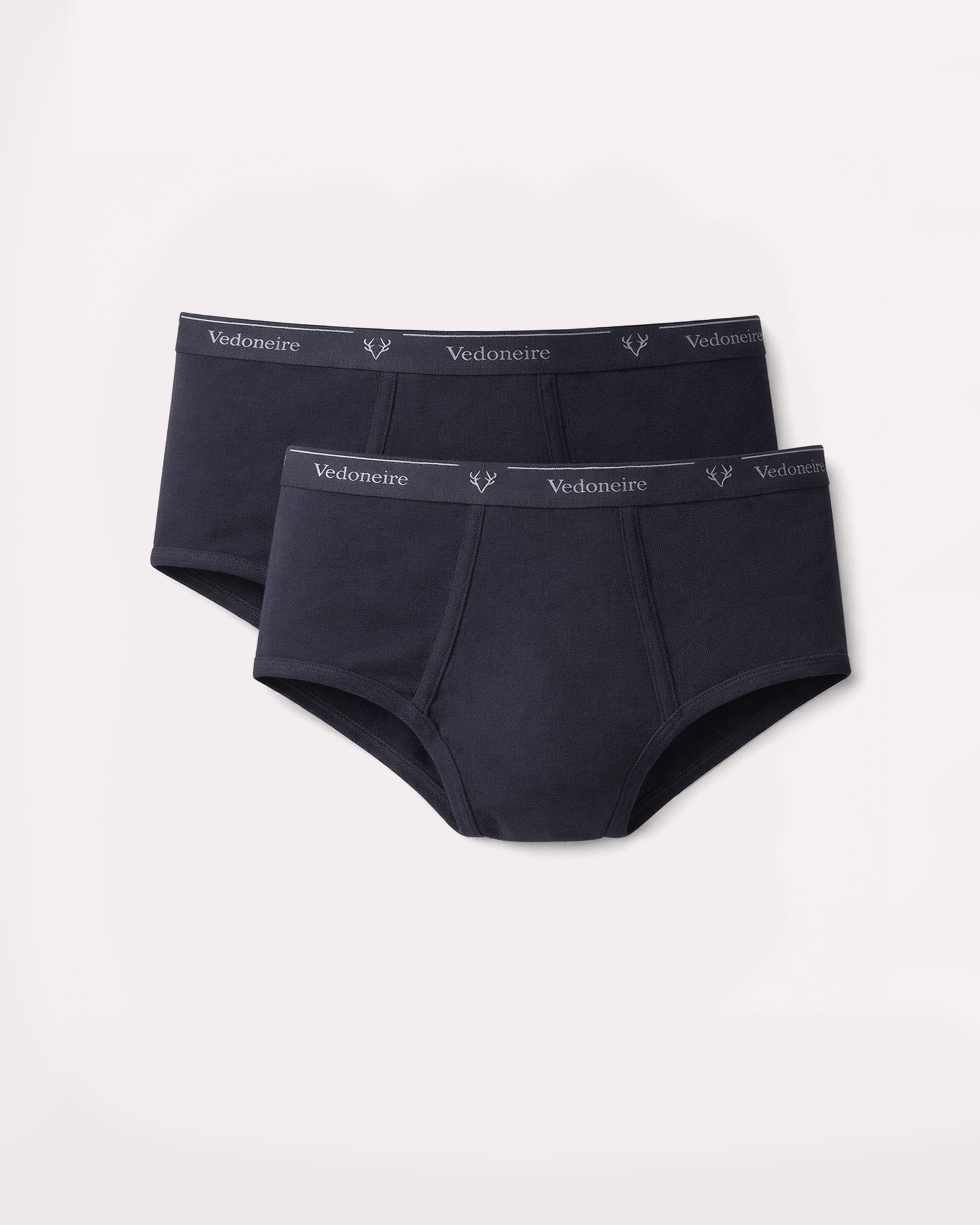 Men's Cotton Executive Briefs x 2 (2213) - Navy