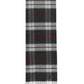 Cashmink Plaid Check Scarf - Charcoal