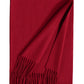 Cashmink Plain Scarf - Red