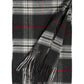 Cashmink Plaid Check Scarf - Charcoal