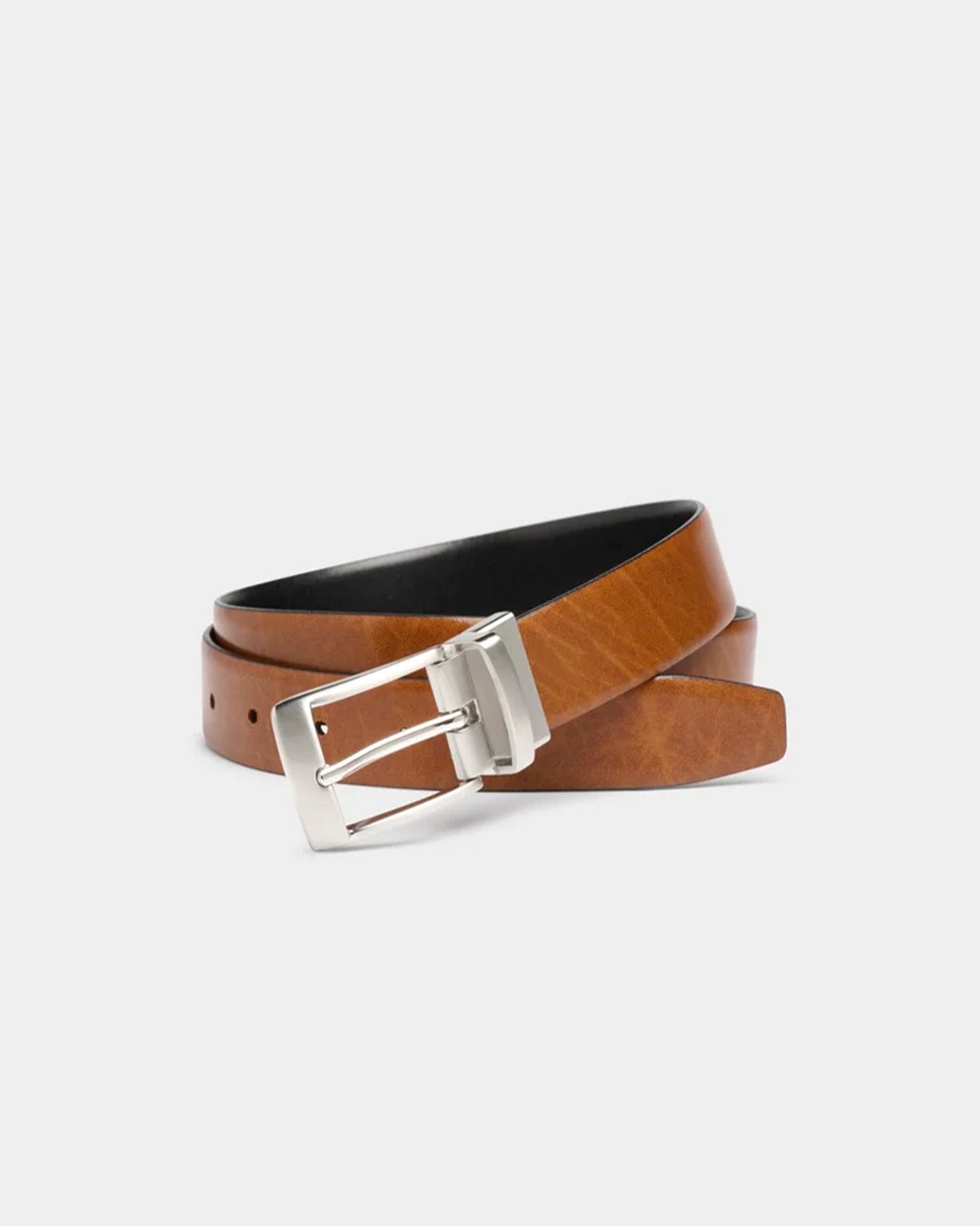 IBEX - 35mm Plain Reversable Belt - Black & Tan