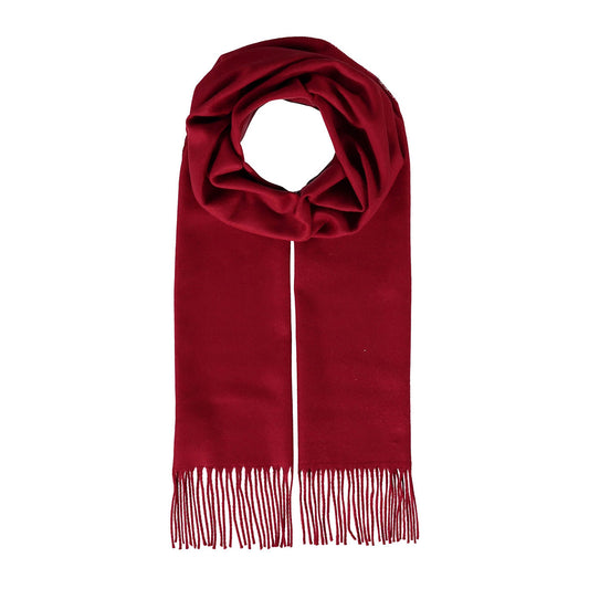 Cashmink Plain Scarf - Red