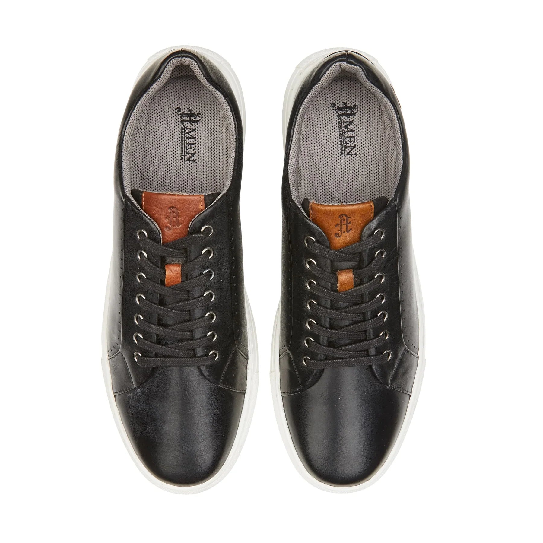 Cavan Leather Trainer - Black