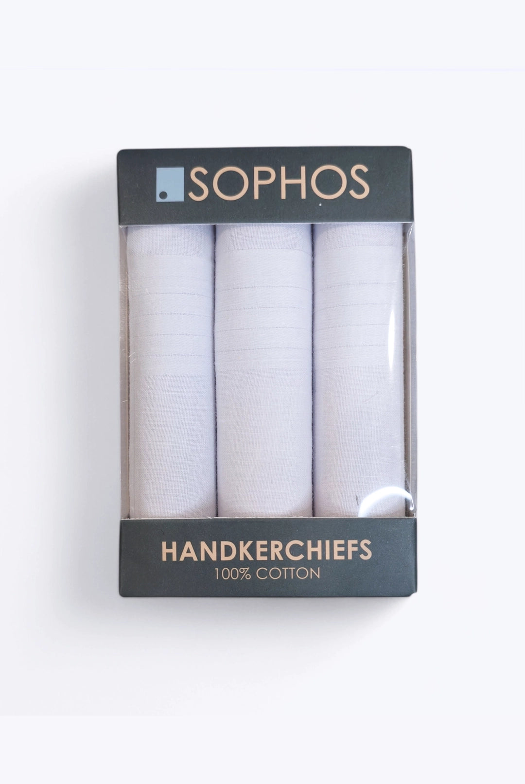 3-Pack Cotton Hankies - White