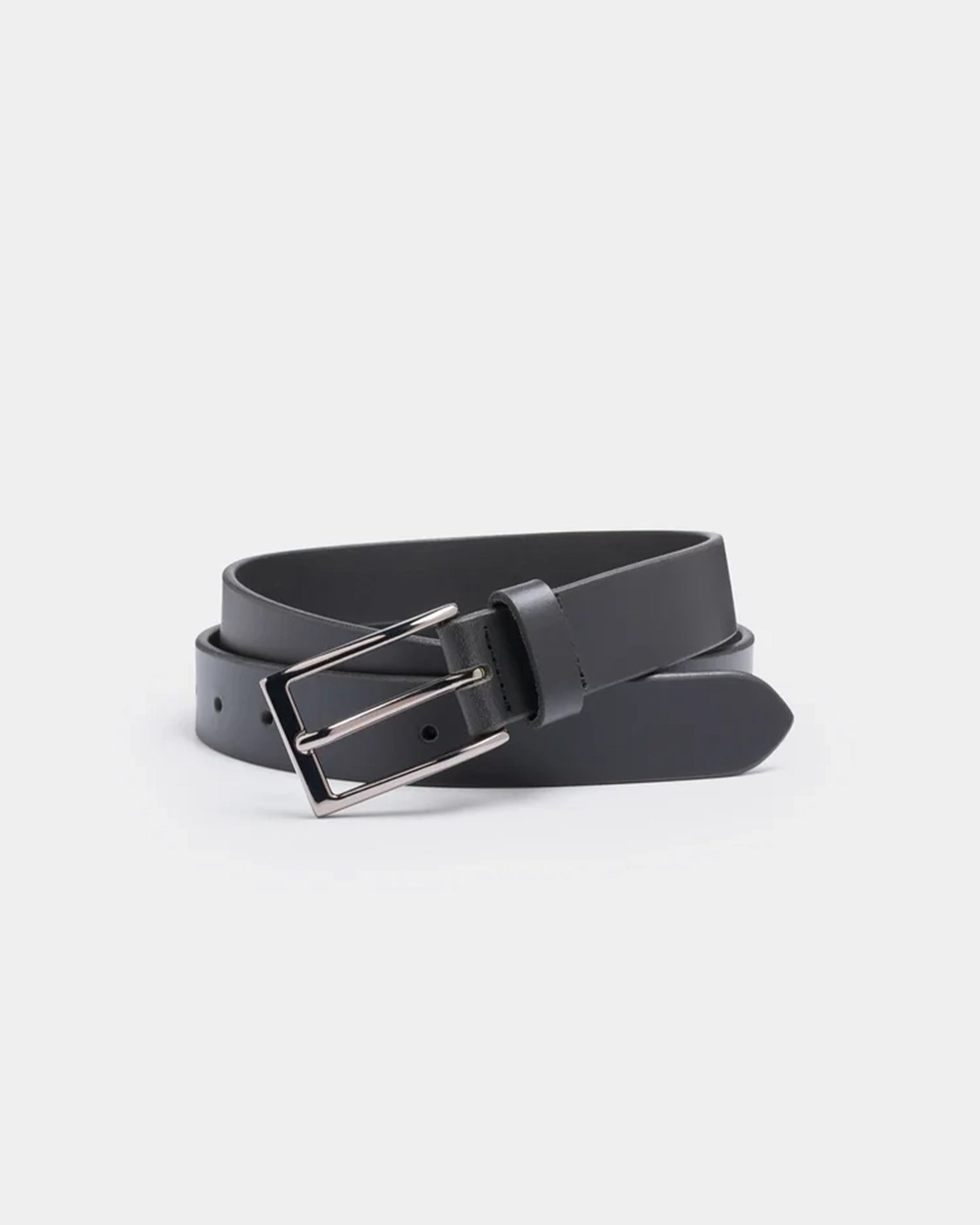 Charles Smith Trouser Leather Belt - Black