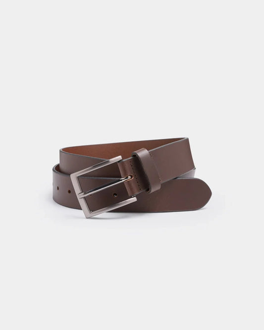Charles Smith Jean Leather Belt  - Brown
