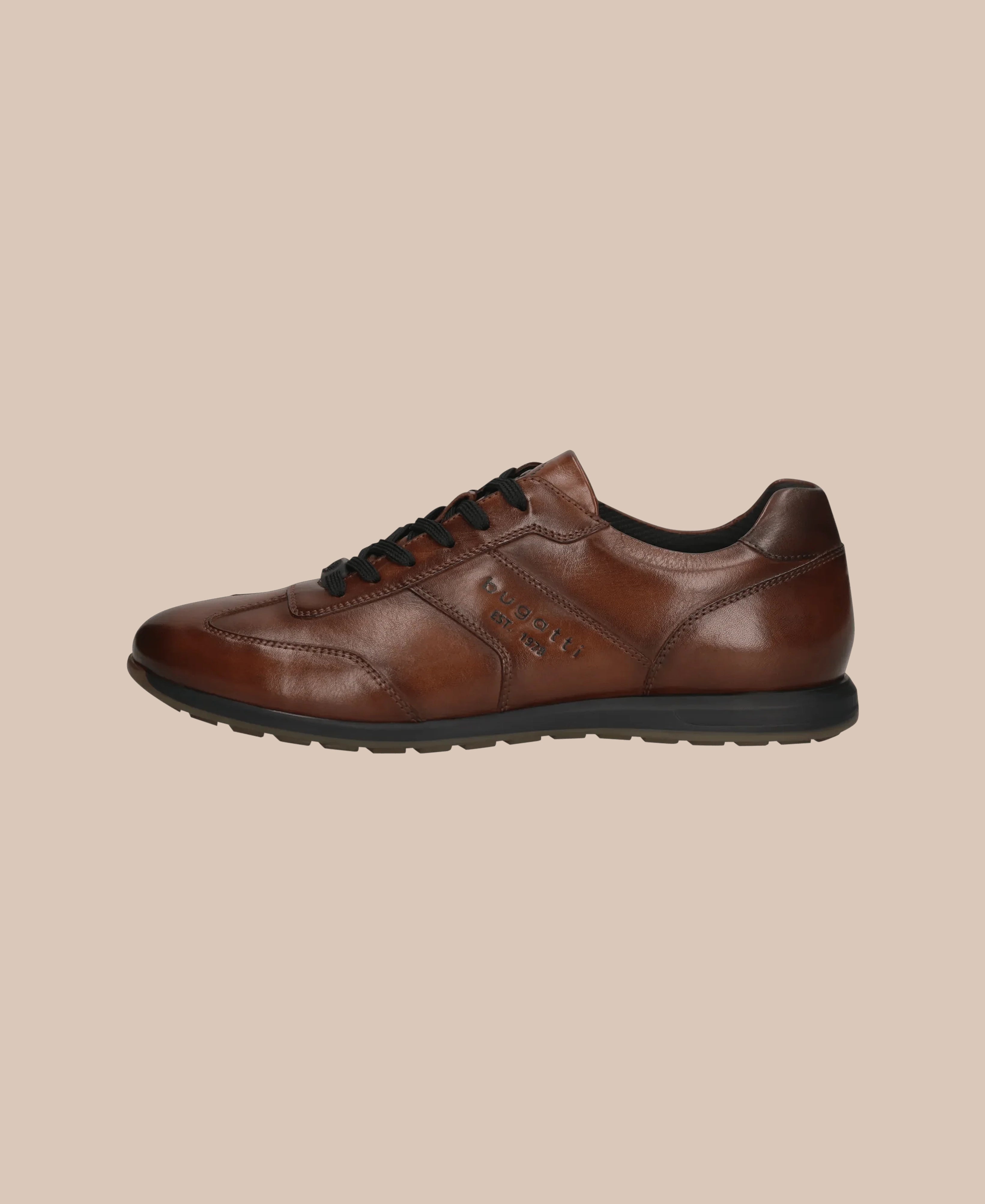 Bugatti Leather Sneakers - Cognac