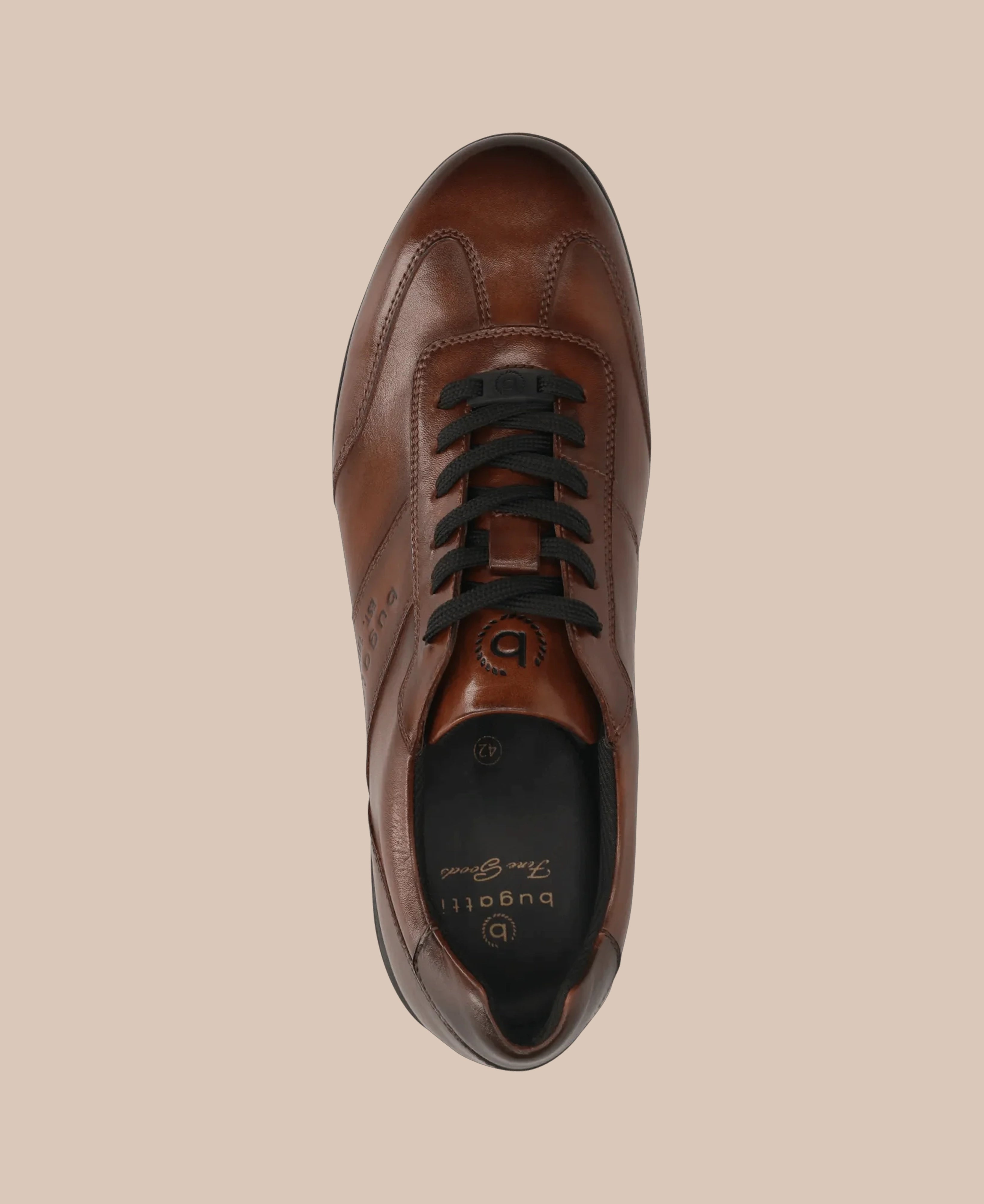 Bugatti Leather Sneakers - Cognac