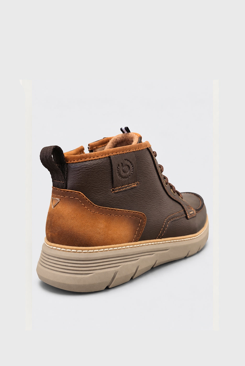 Lace-Up Light Weight Boot - Brown