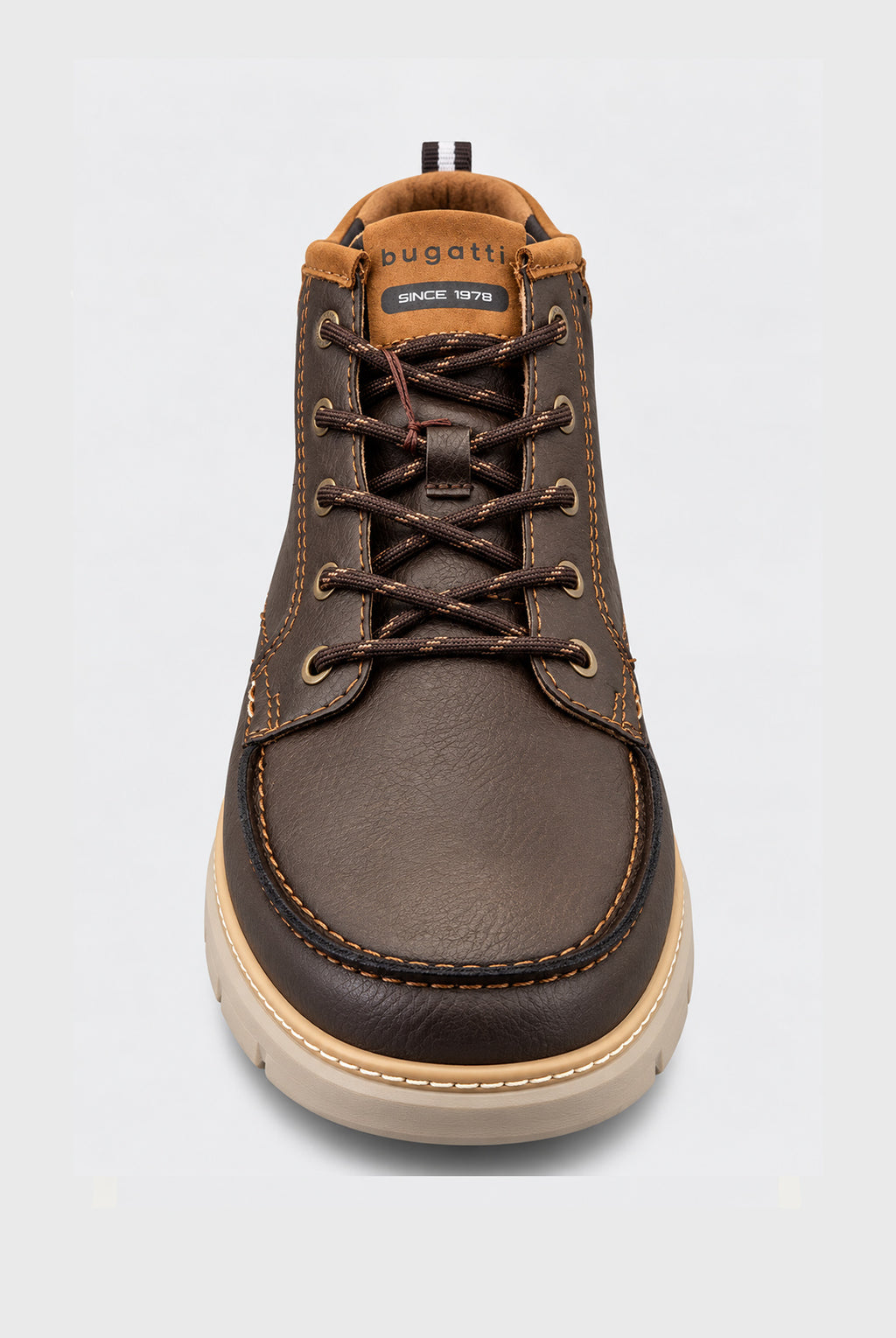 Lace-Up Light Weight Boot - Brown