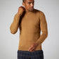 Slim Fit Merino Wool-Blend Turtle Neck Sweater - Camel