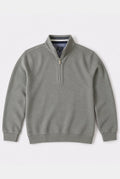 Super Soft Cotton 1/4 Zip Jumper - Light Green