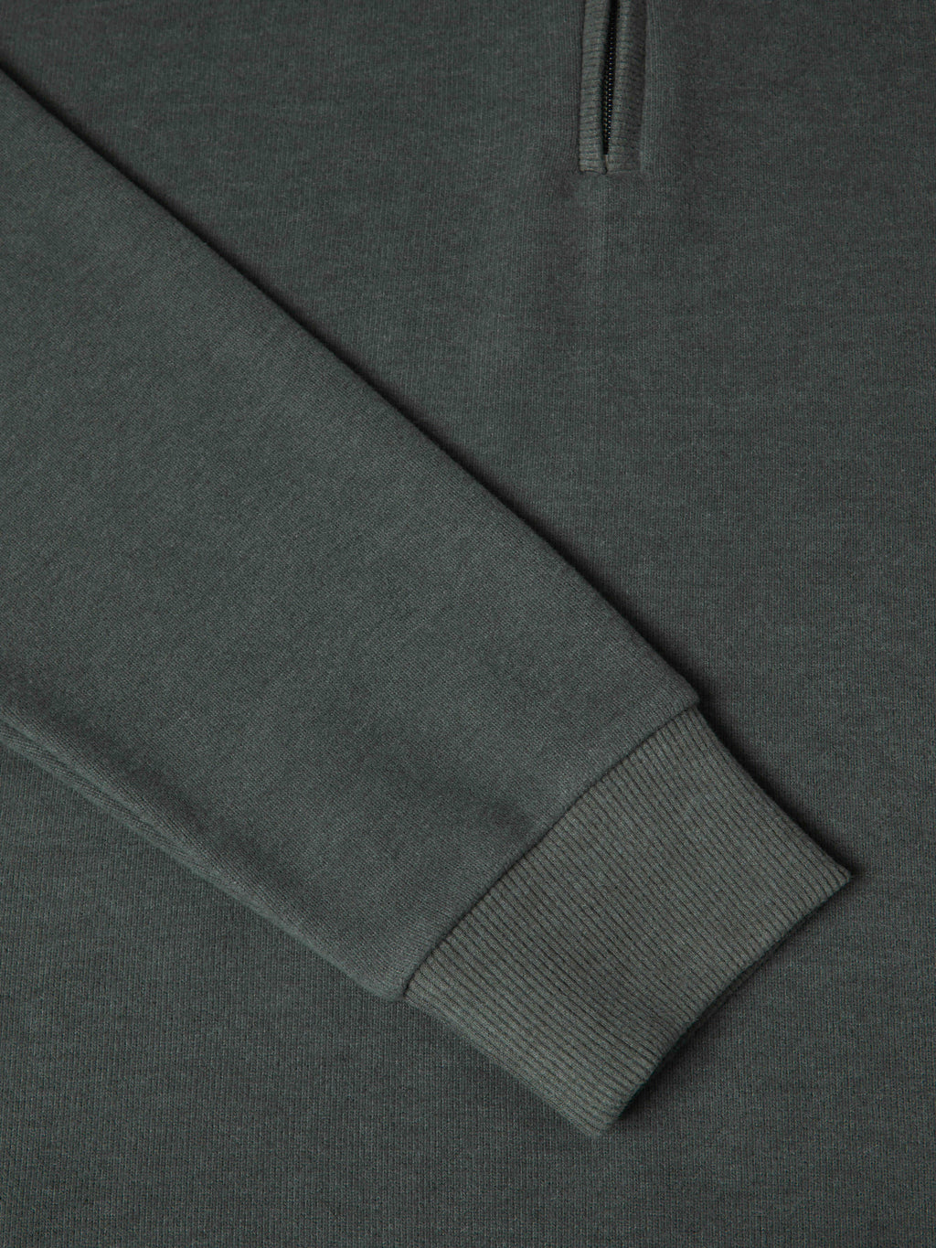 Super-Soft Cotton Rich Quarter Zip - Sage Green